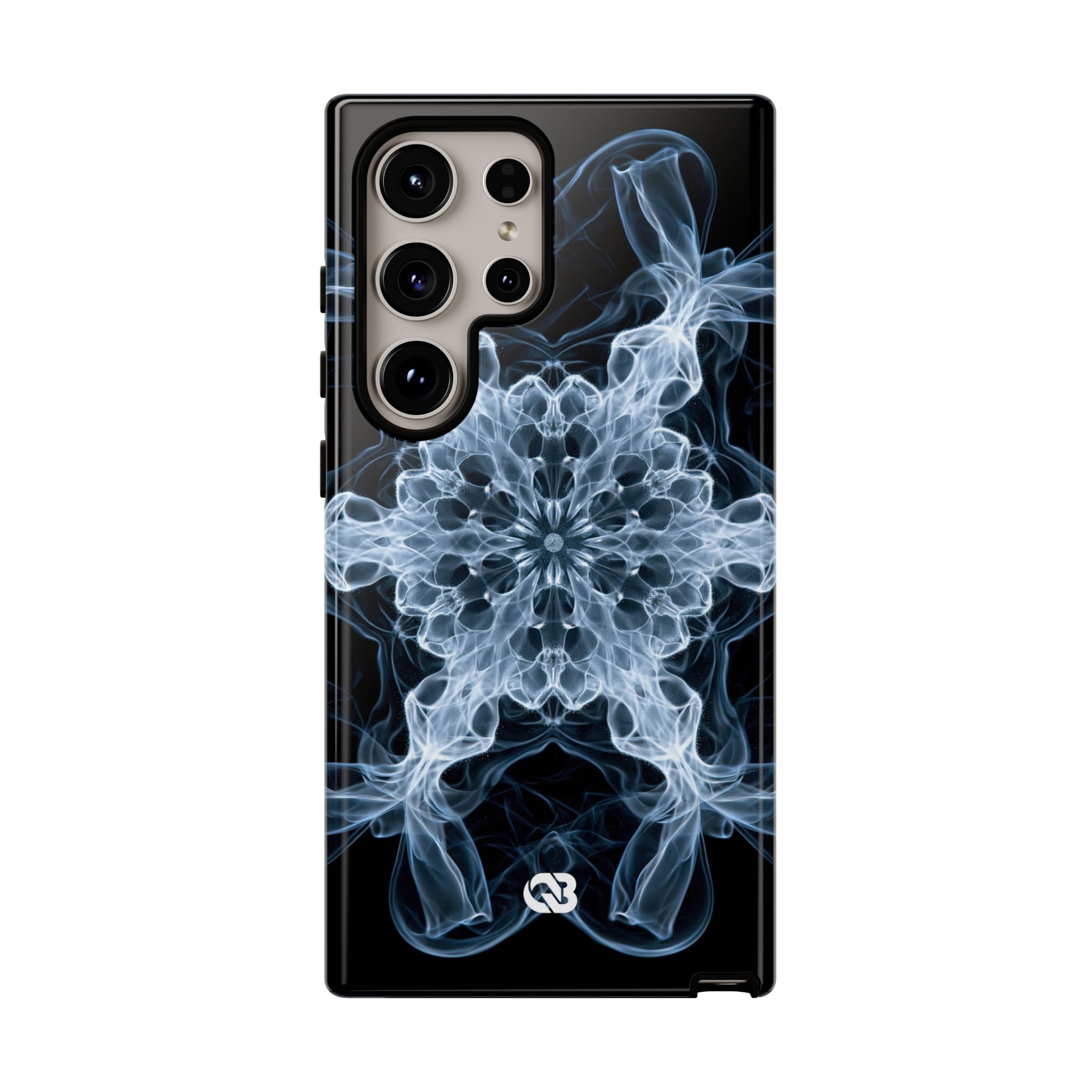 Blue Tough Phone Case for Samsung - Glacial Smoke Crown