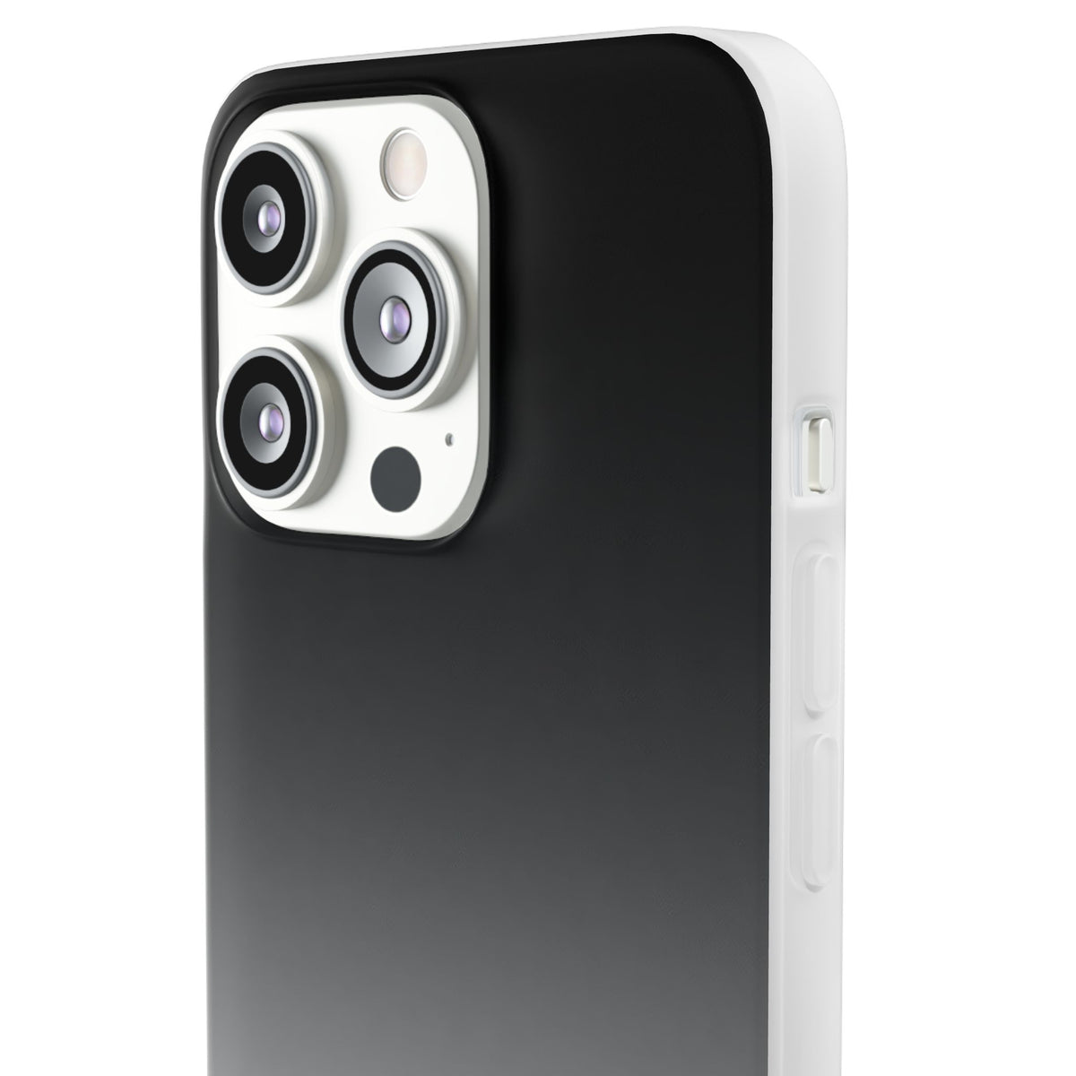 Noir Ombre Fade · Lite Phone Case for iPhone · Black