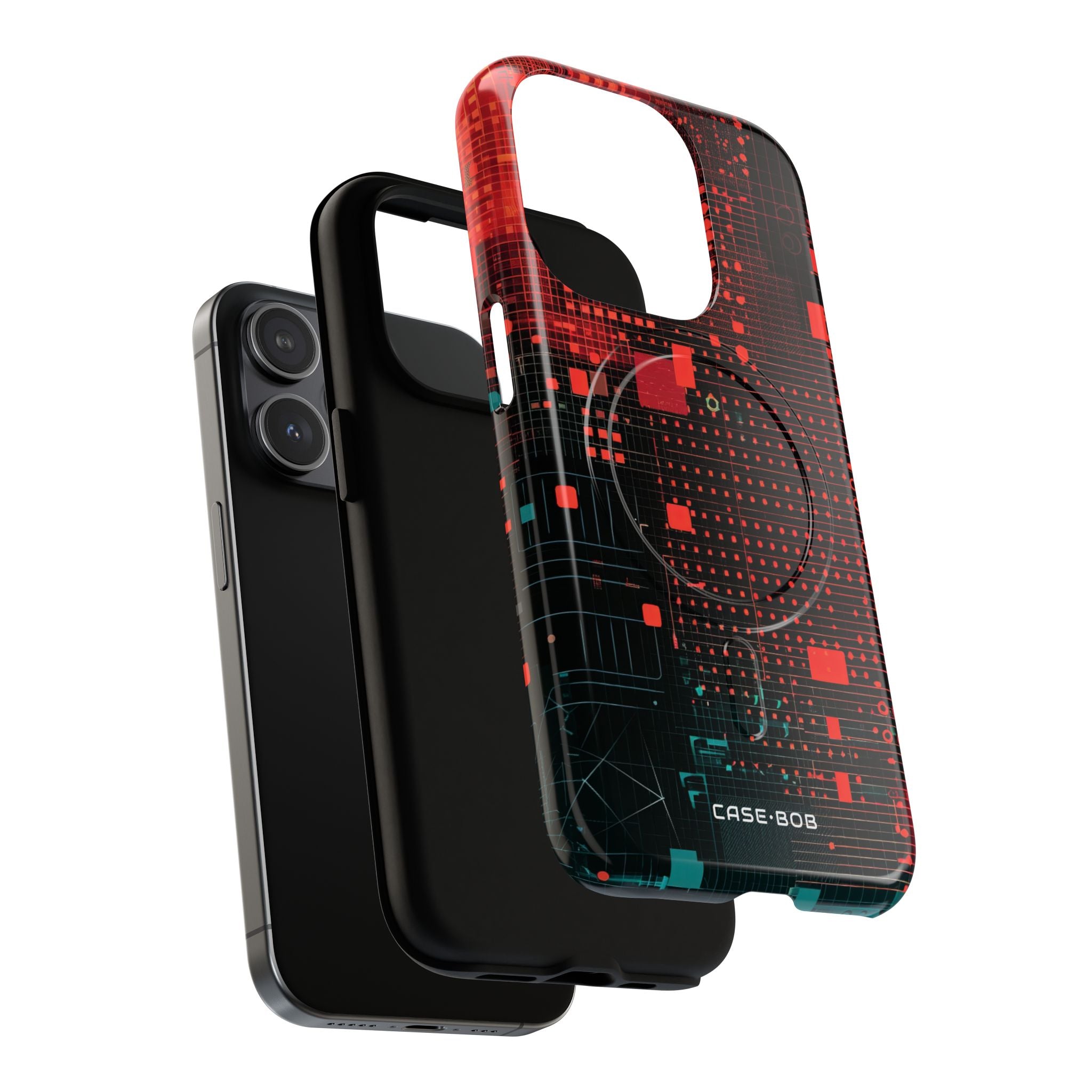 Grid Fusion iPhone 15 Pro Case - Tough+