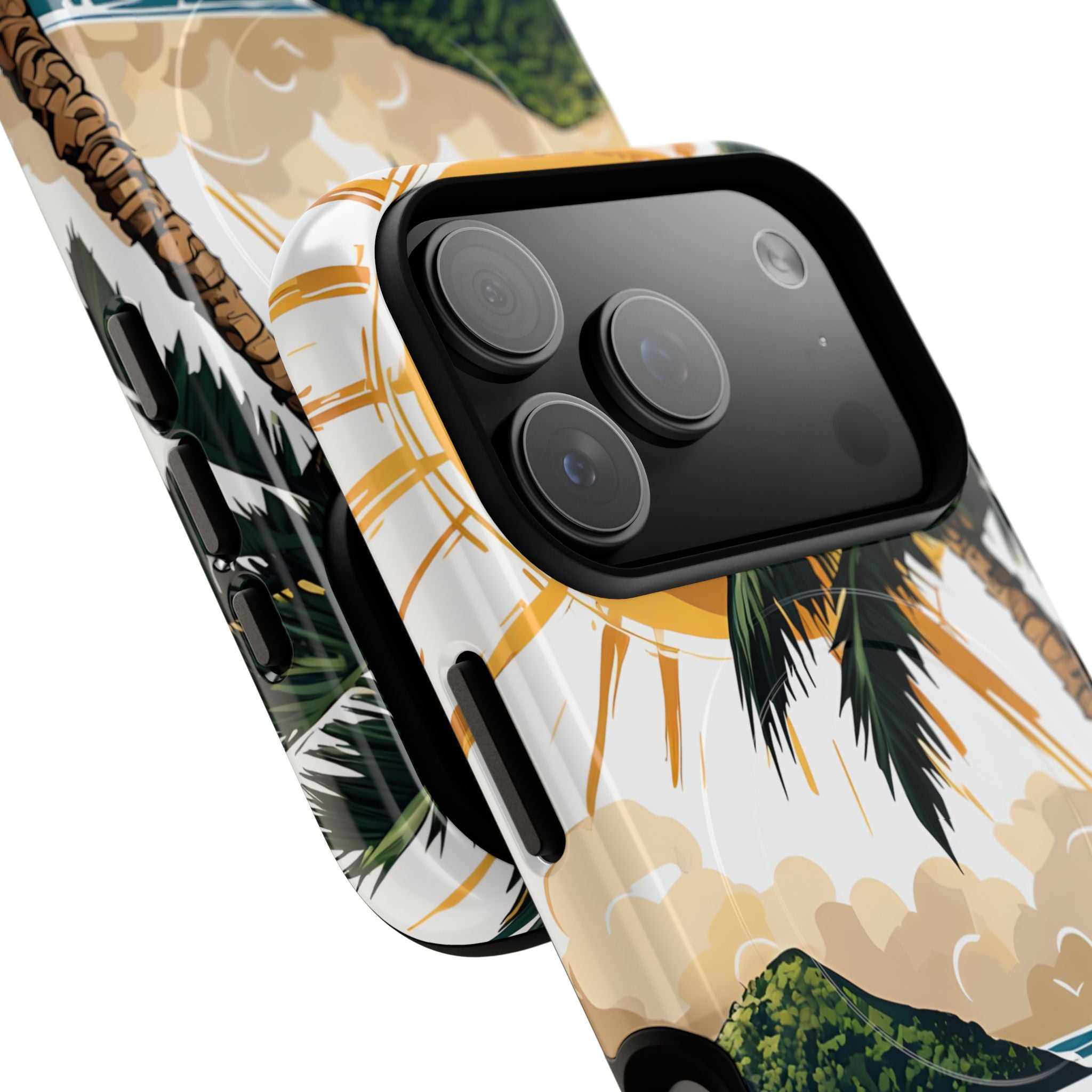 Sunny Palm Breeze iPhone 17 Pro Case - Tough+ - CASE•BOB
