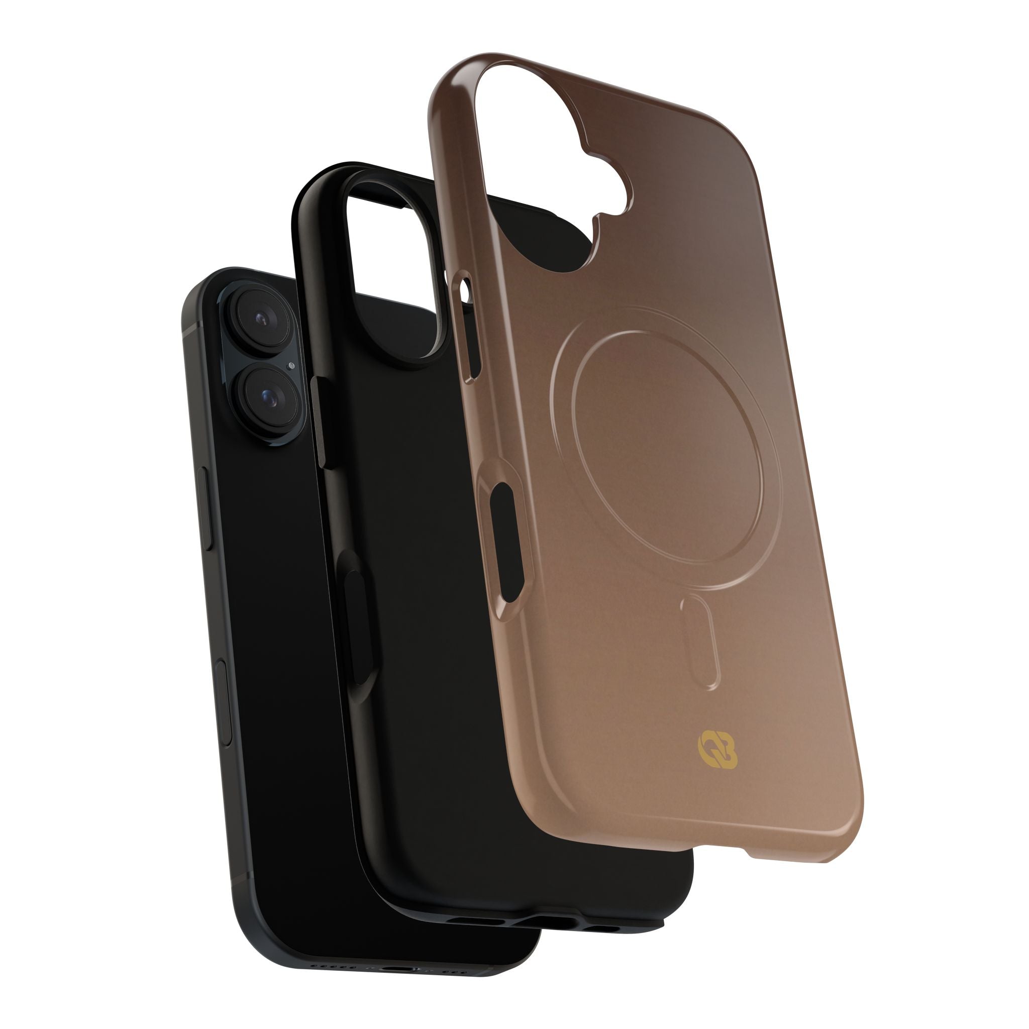 Brown Tough 2.0 Magsafe Phone Case for iPhone - Smoked Caramel Fade