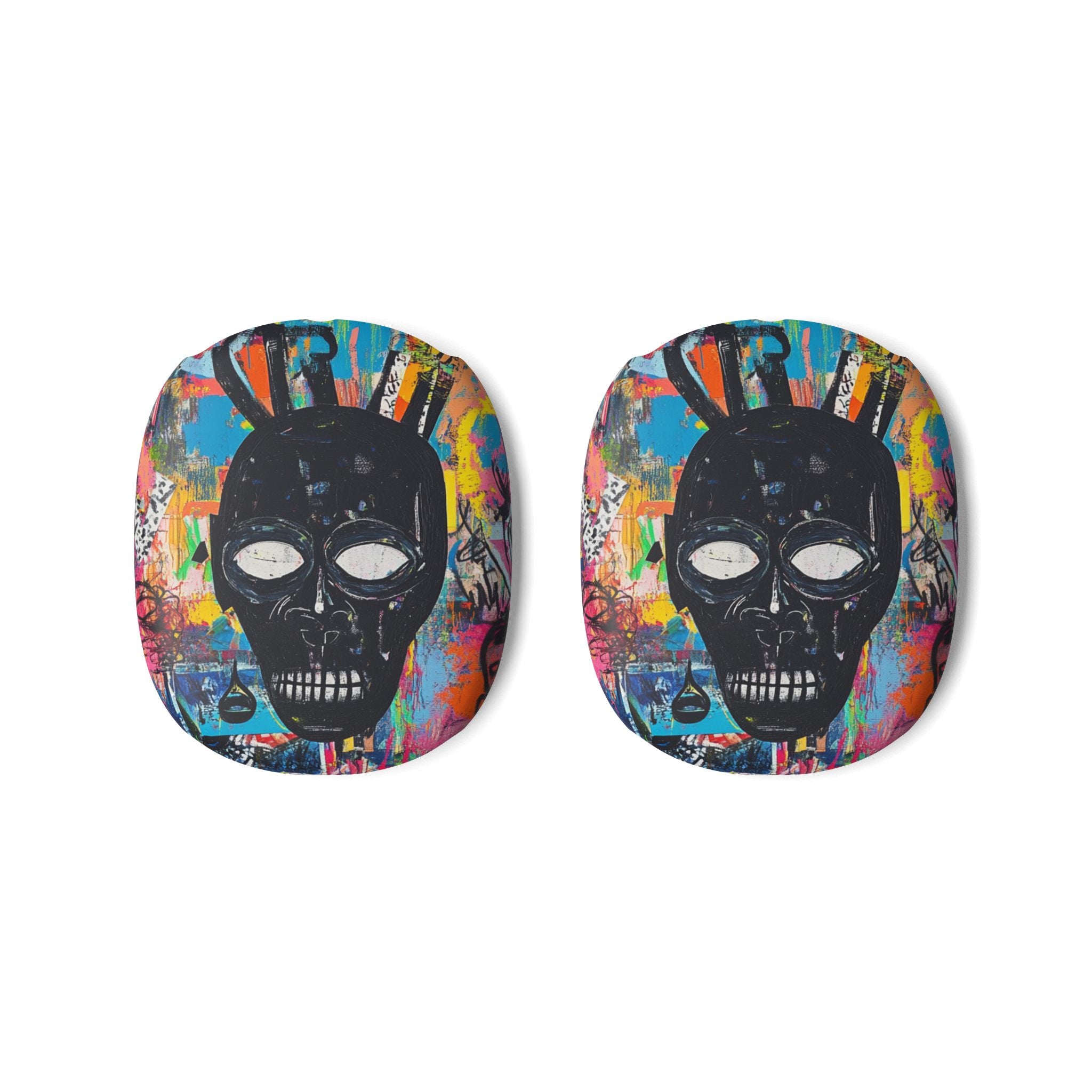 Neon Skull Burst - AirPod Max Case