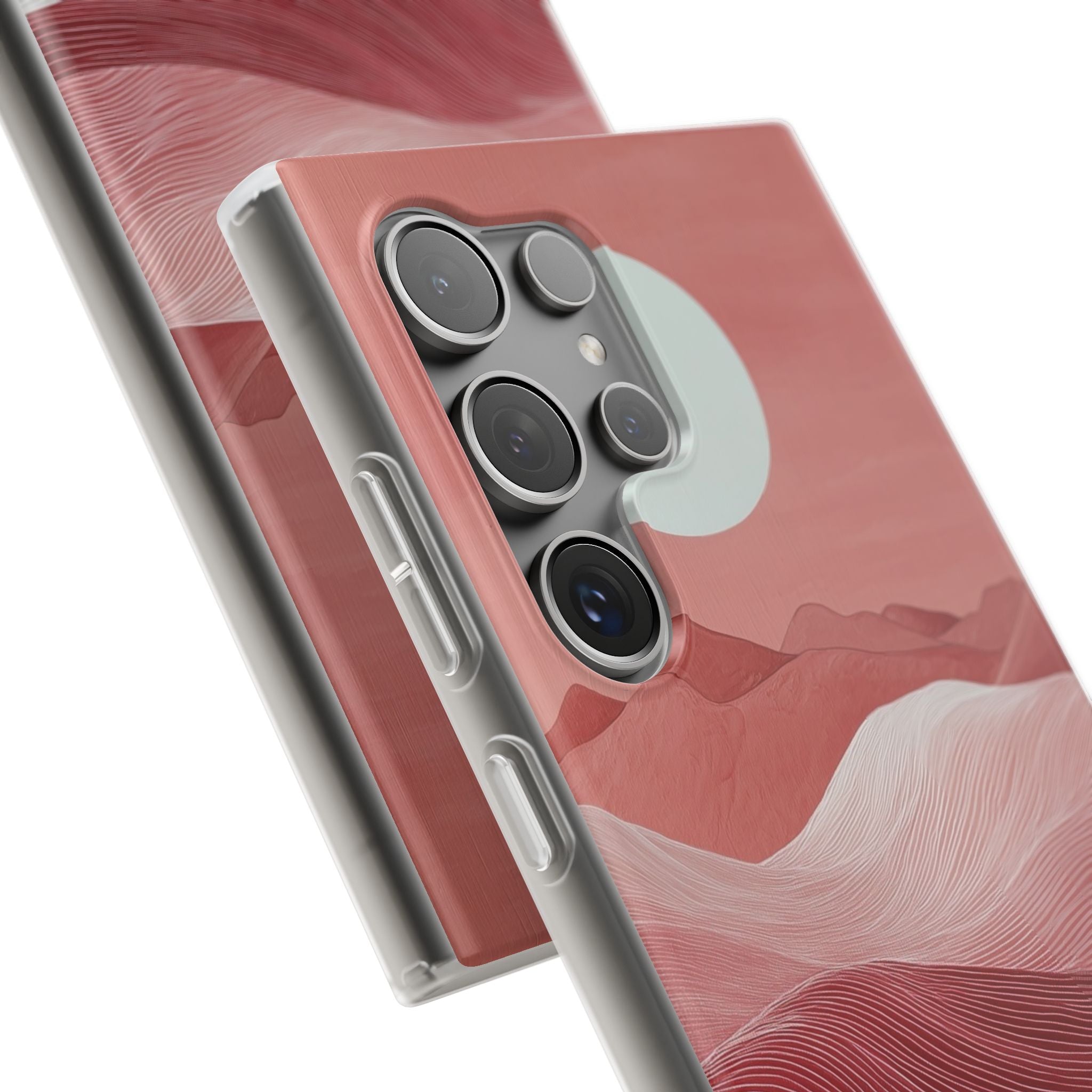 White Orb Dunes Samsung S24 Ultra Case - Soft