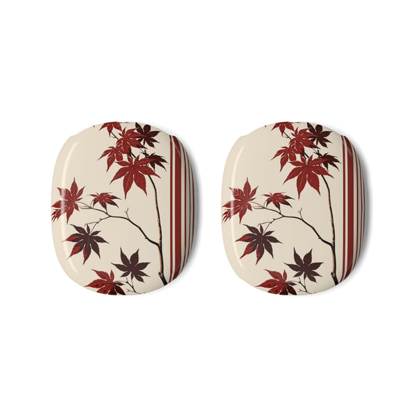 Crimson Maple Branch · Hard Case for AirPods Max · Beige