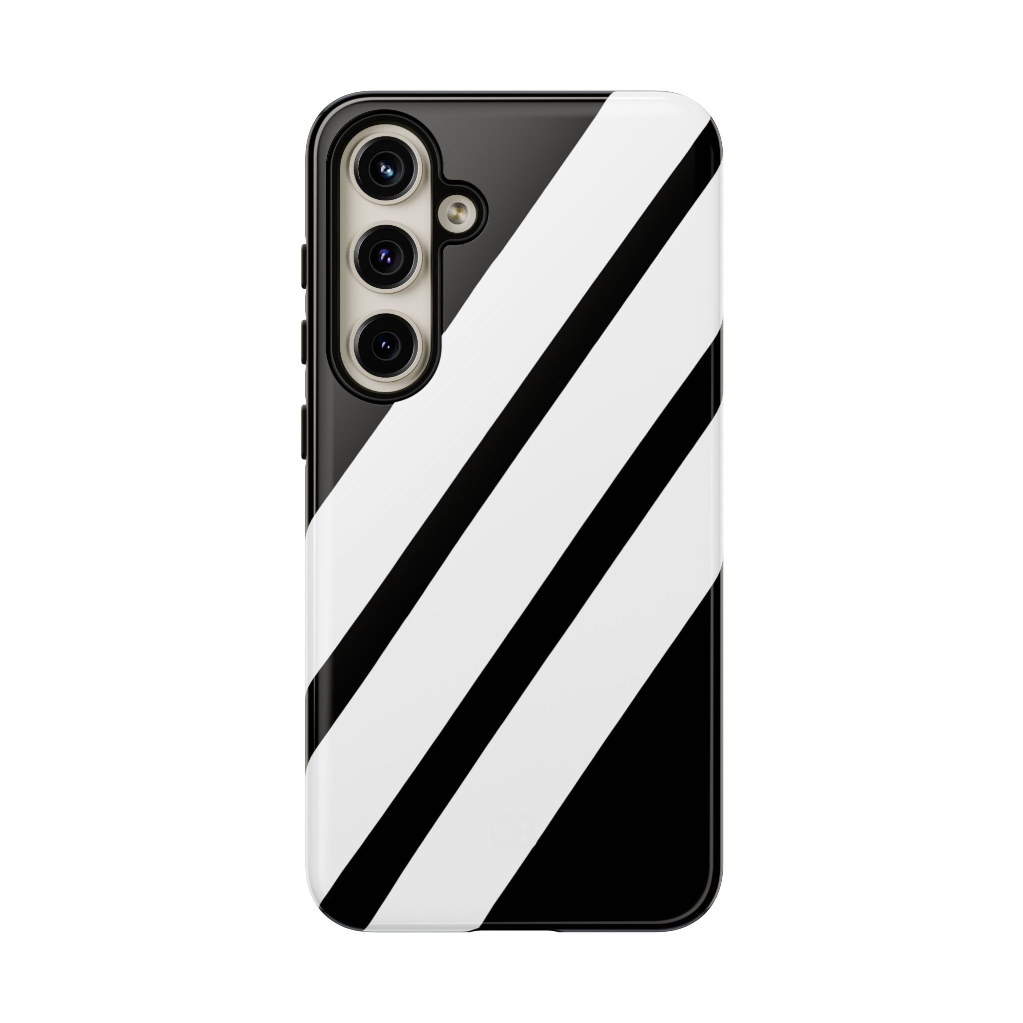 Obsidian White Bars · Tough Handyhülle für Samsung