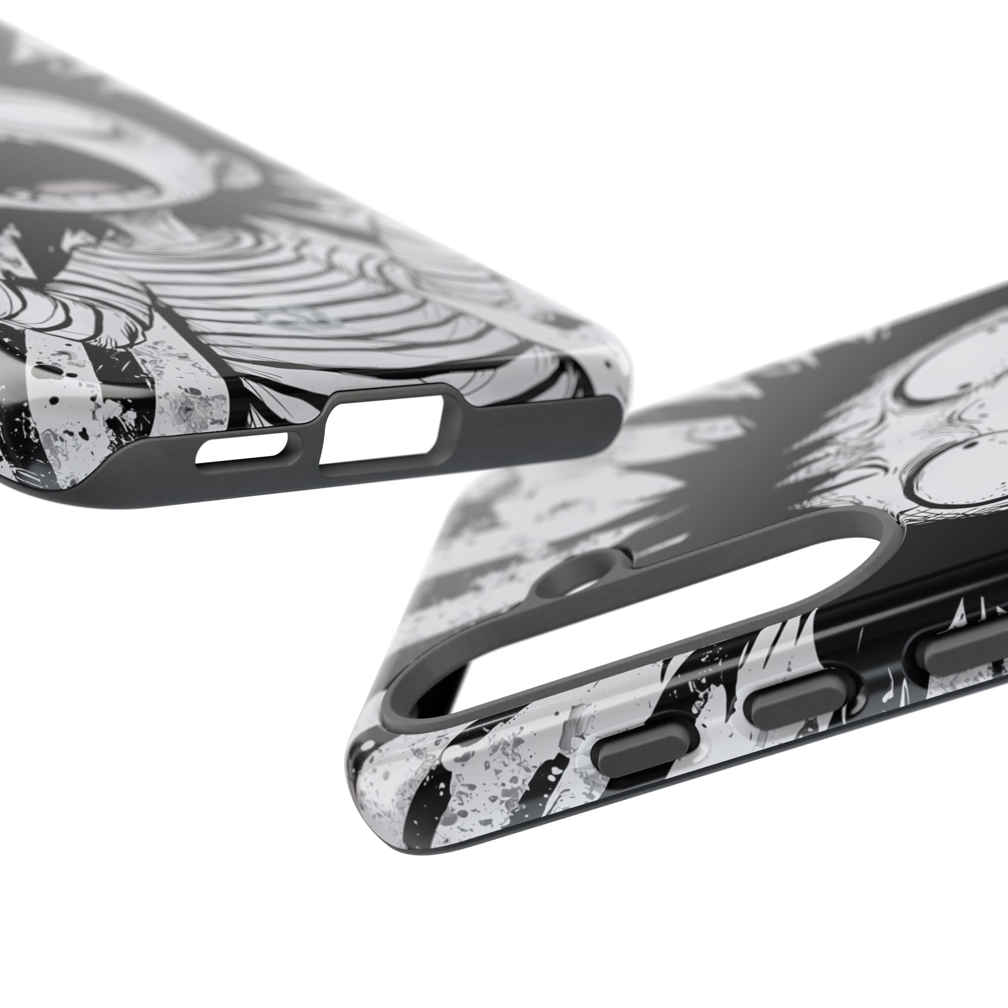 Chaotic Monochrome Scream · Tough Handyhülle für Samsung