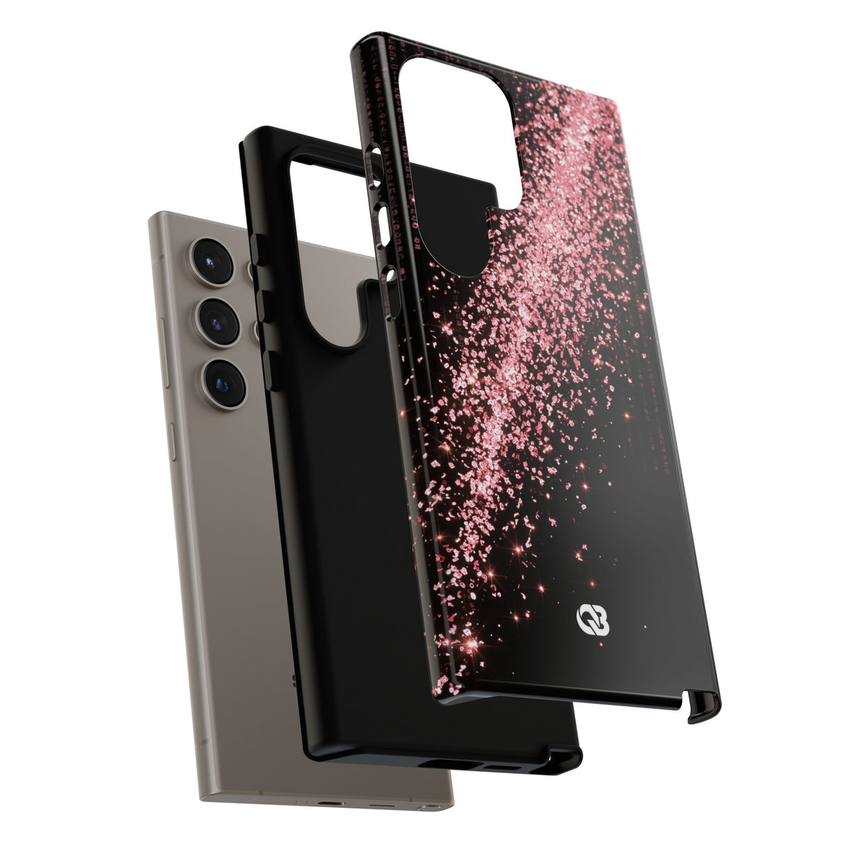 Rose Digital Cascade · Tough Phone Case for Samsung · Pink