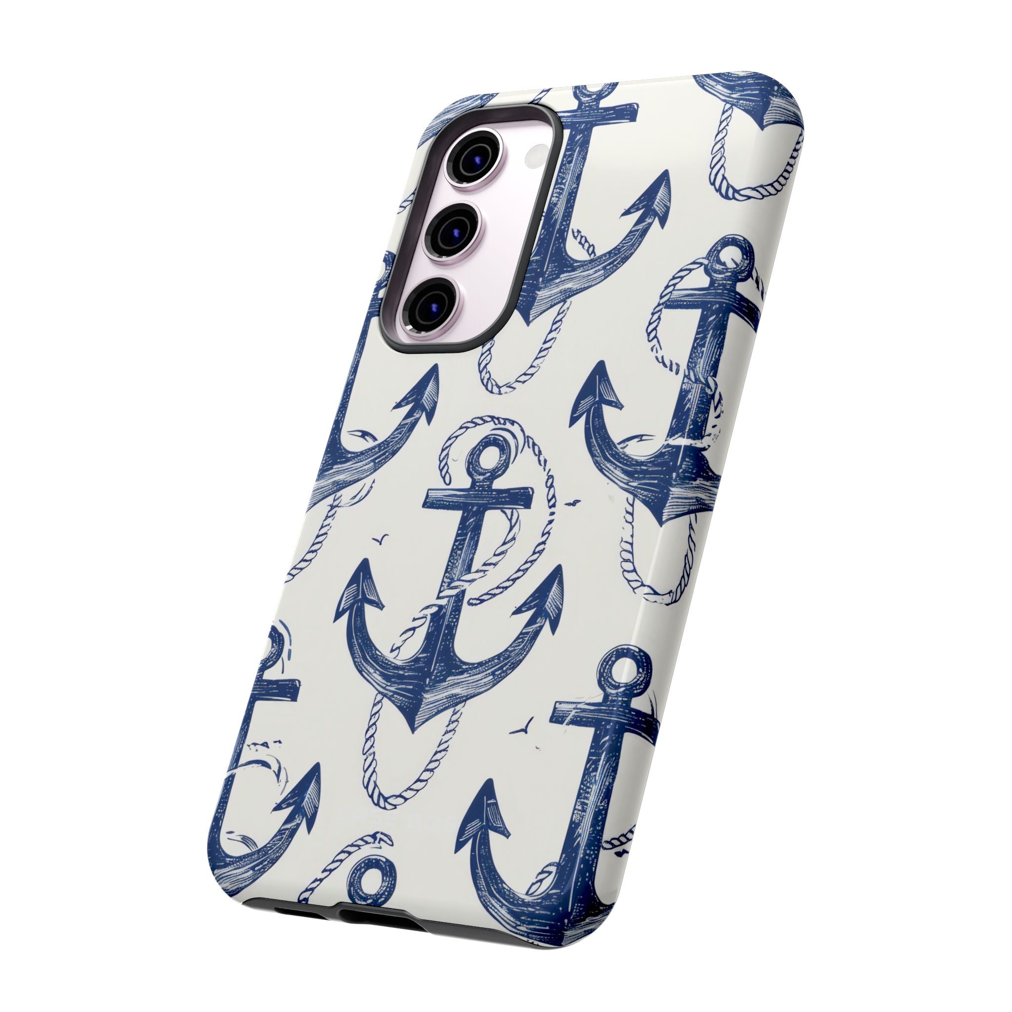 Navy Anchor Loop Samsung S23 Plus Case - Tough