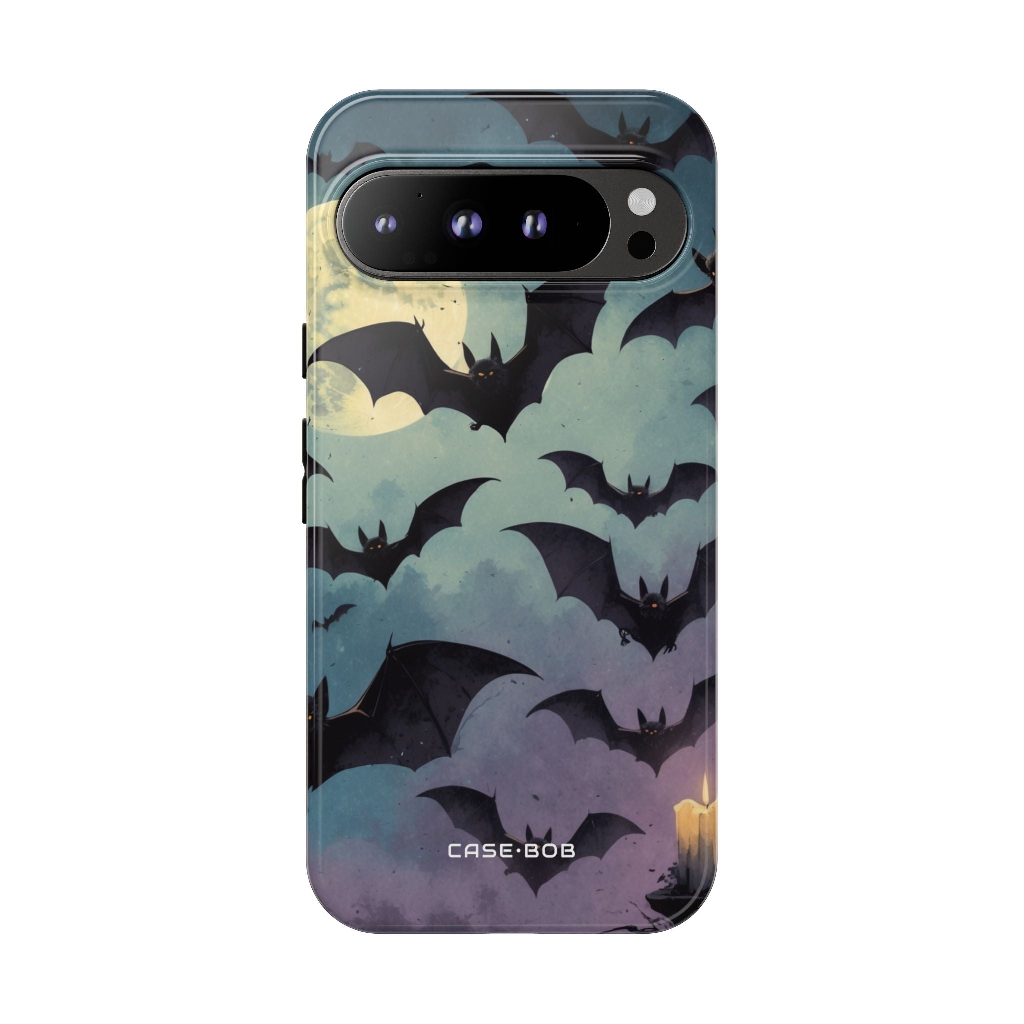 Glowing Bat Swarm Google Pixel 9 Pro XL Case - Tough