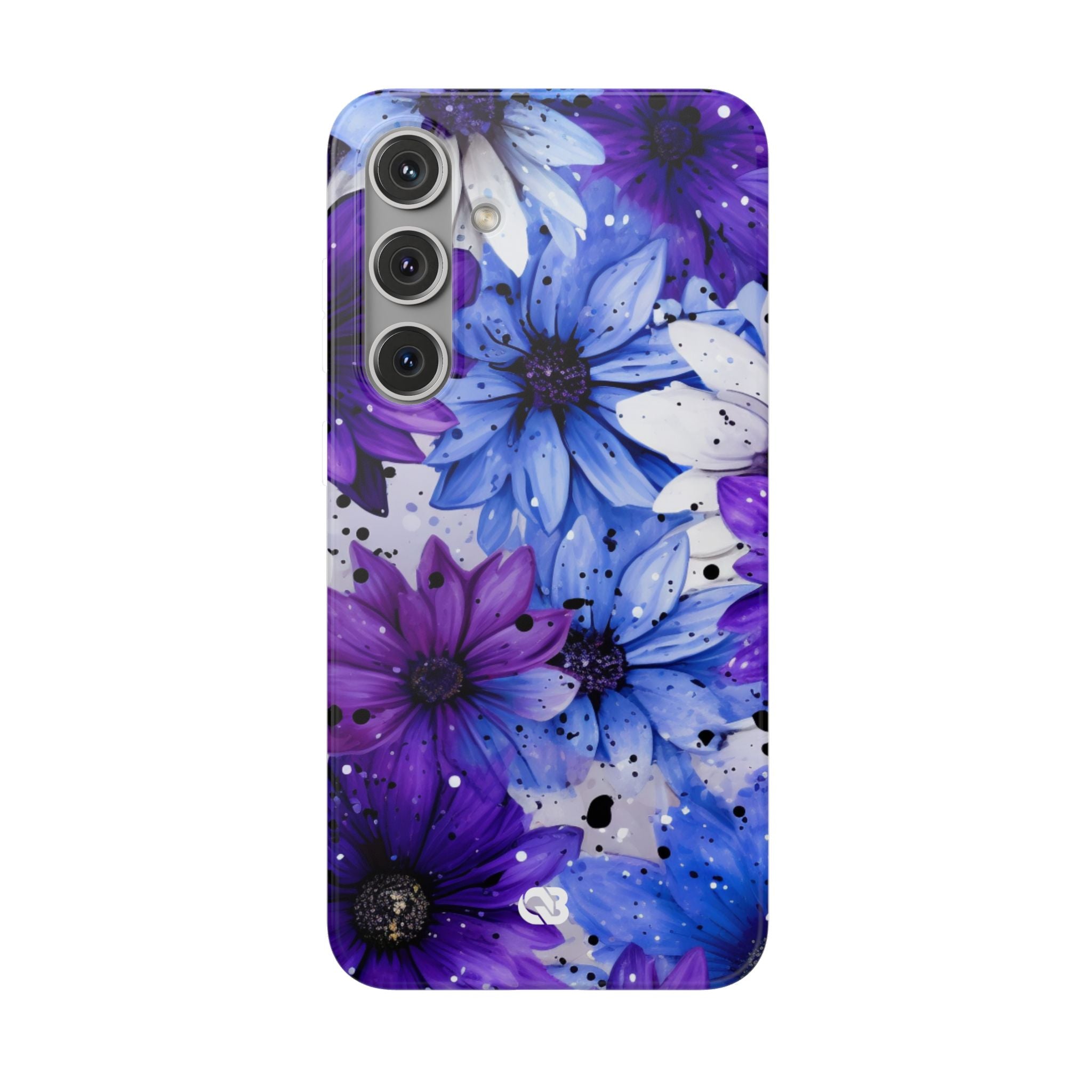 Ink Splatter Blooms · Soft Phone Case for Samsung