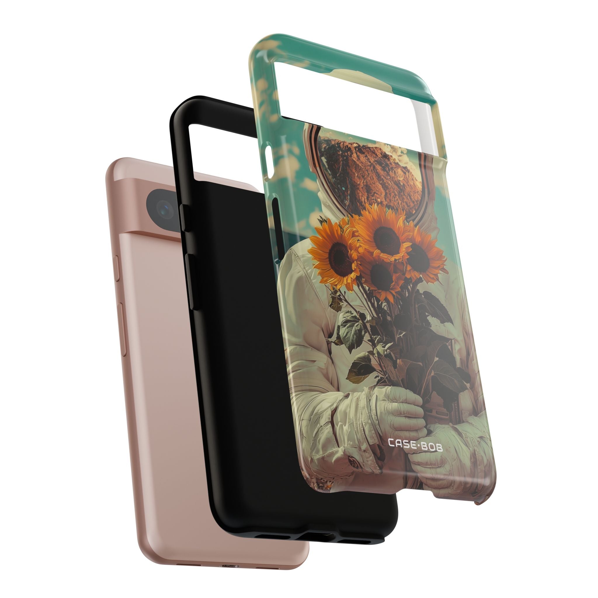 Sunflower Astronaut Google Pixel 8 Case - Tough