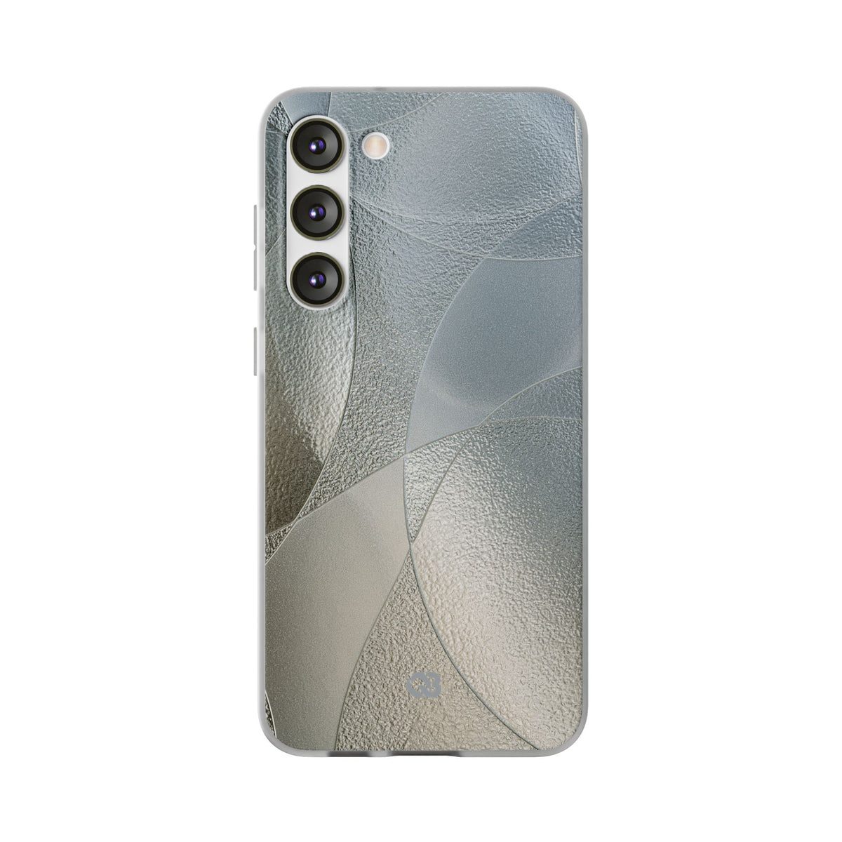Silver Lite Phone Case for Samsung - Frosted Silver Mosaic