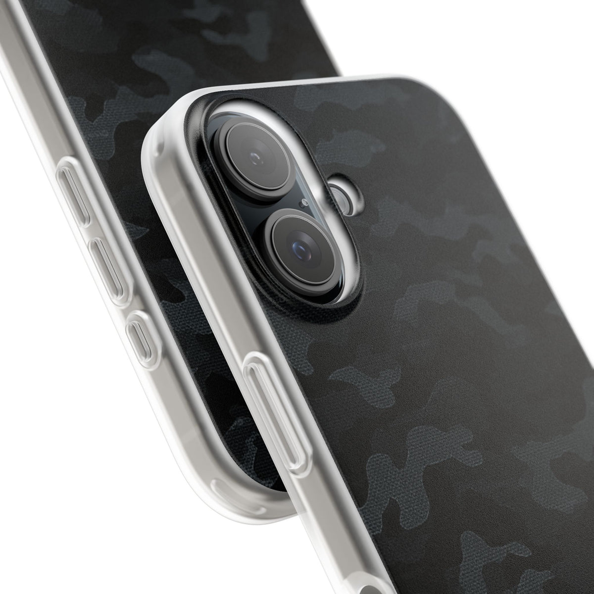 Blackout Urban Camo · Lite Phone Case for iPhone · Black
