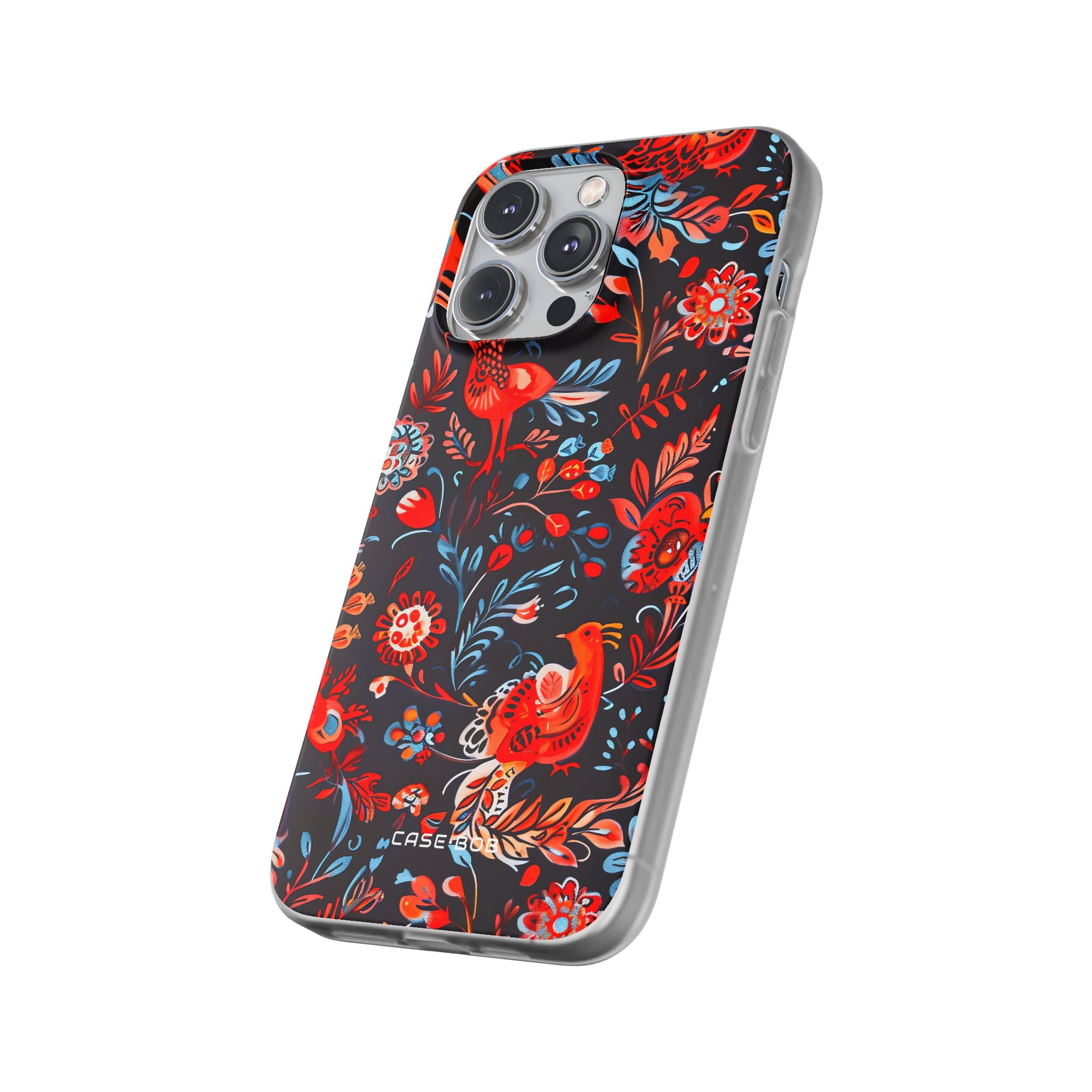Vivid Birdscape iPhone 14 Pro Max Case - Soft