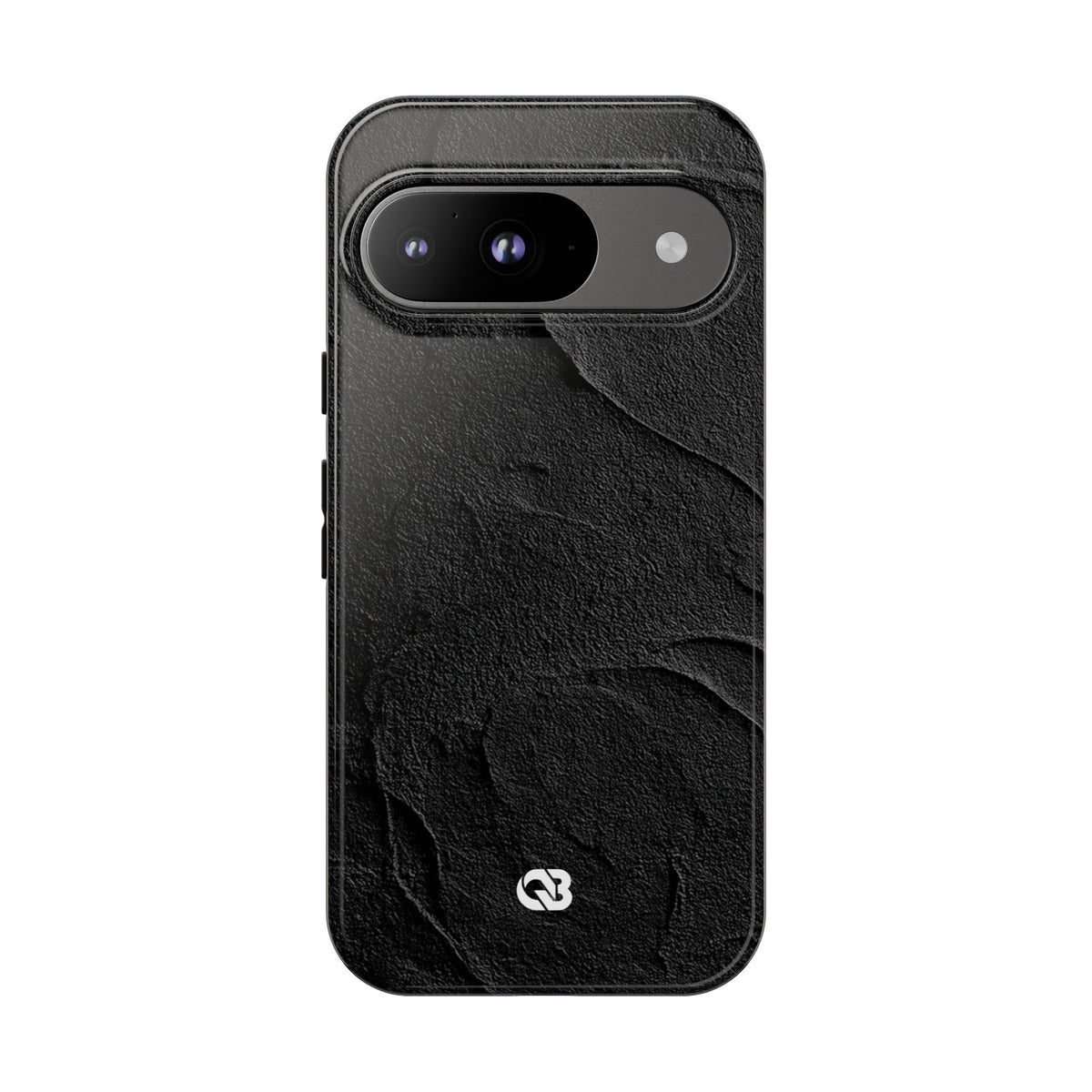 Obsidian Stucco Relief · Tough Phone Case for Pixel · Black