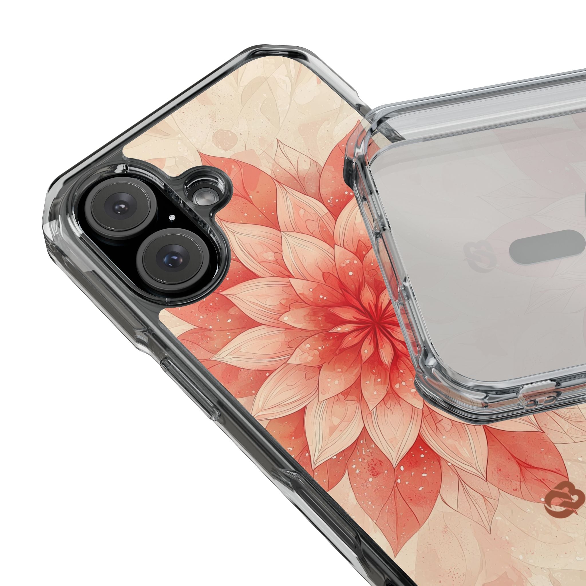 Coral Layered Bloom · Impact Phone Case for iPhone · Magsafe