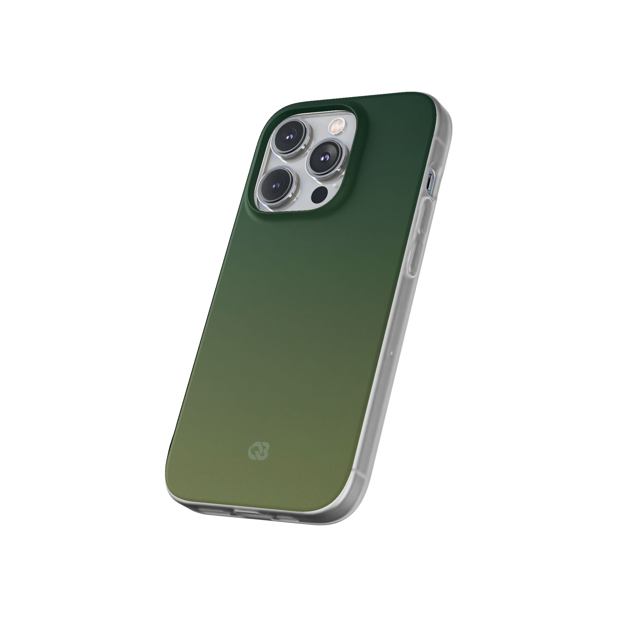 Green Lite Phone Case for iPhone - Shadow Moss Grain