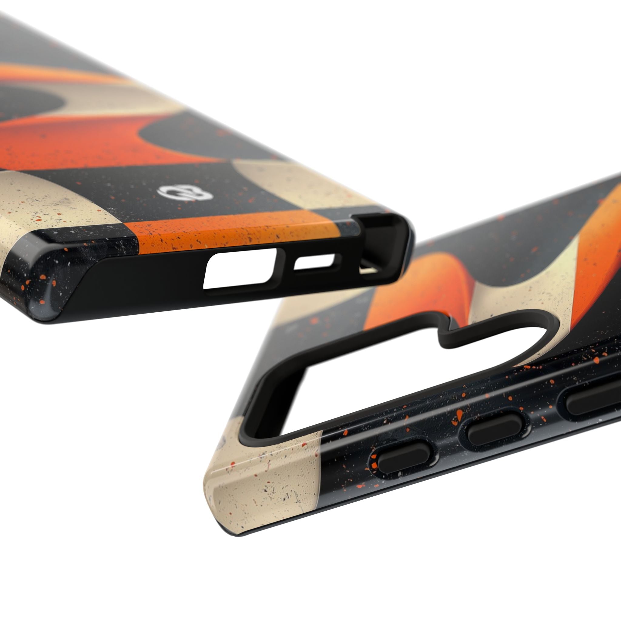 Orange Grit Twist · Tough Phone Case for Samsung