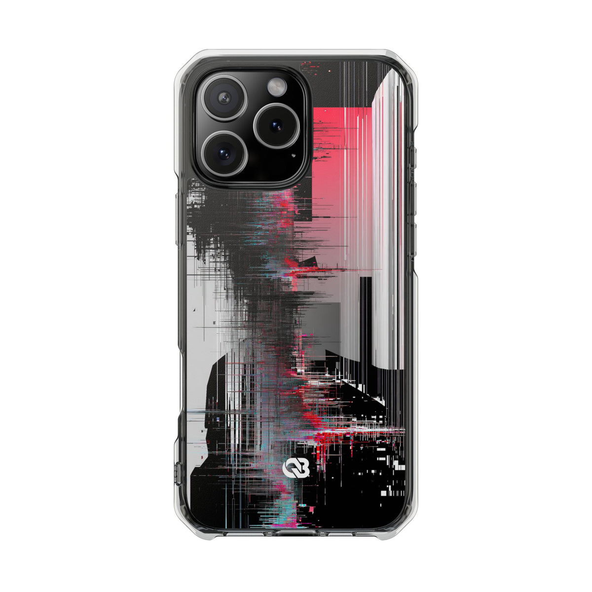 Black Impact MagSafe Phone Case for iPhone - Crimson Data Leak