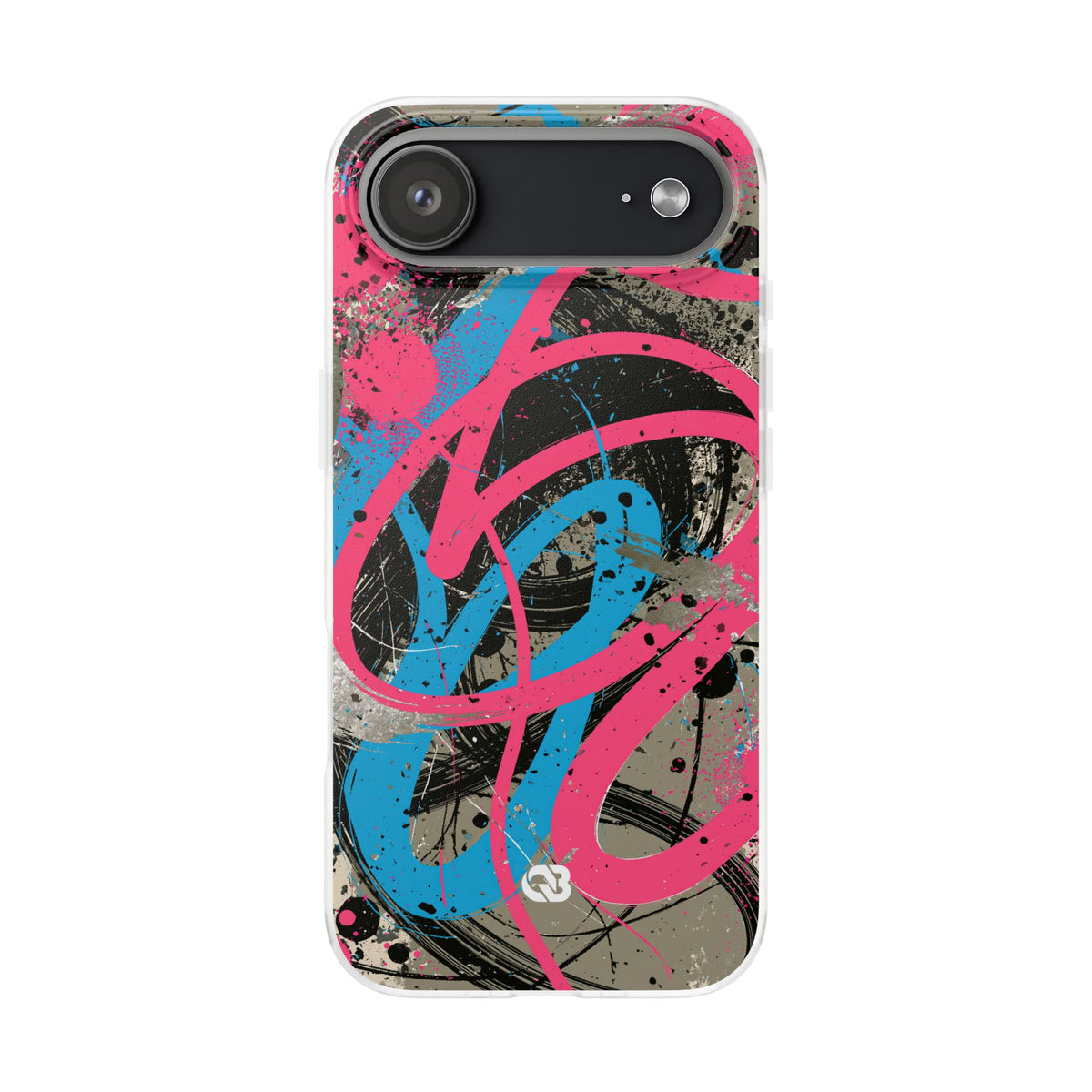 Cyber Splatter Flow · Lite Phone Case for iPhone · Pink