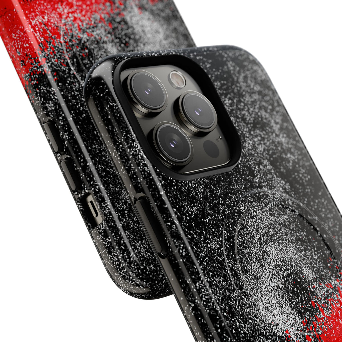 Crimson Noir Drip · Tough 2.0 Magnetic Phone Case for iPhone · Black