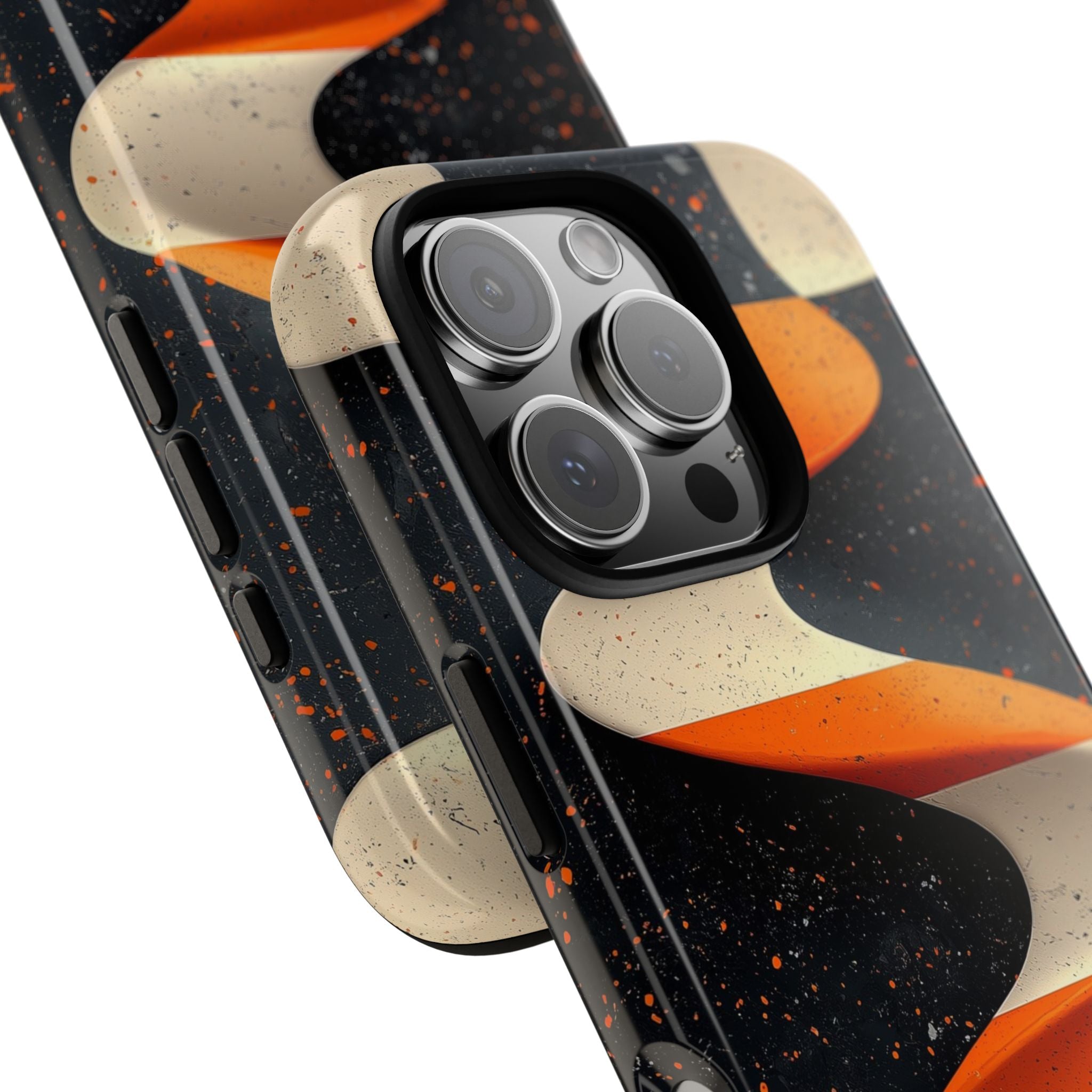 Orange Grit Twist · Tough Phone Case for iPhone