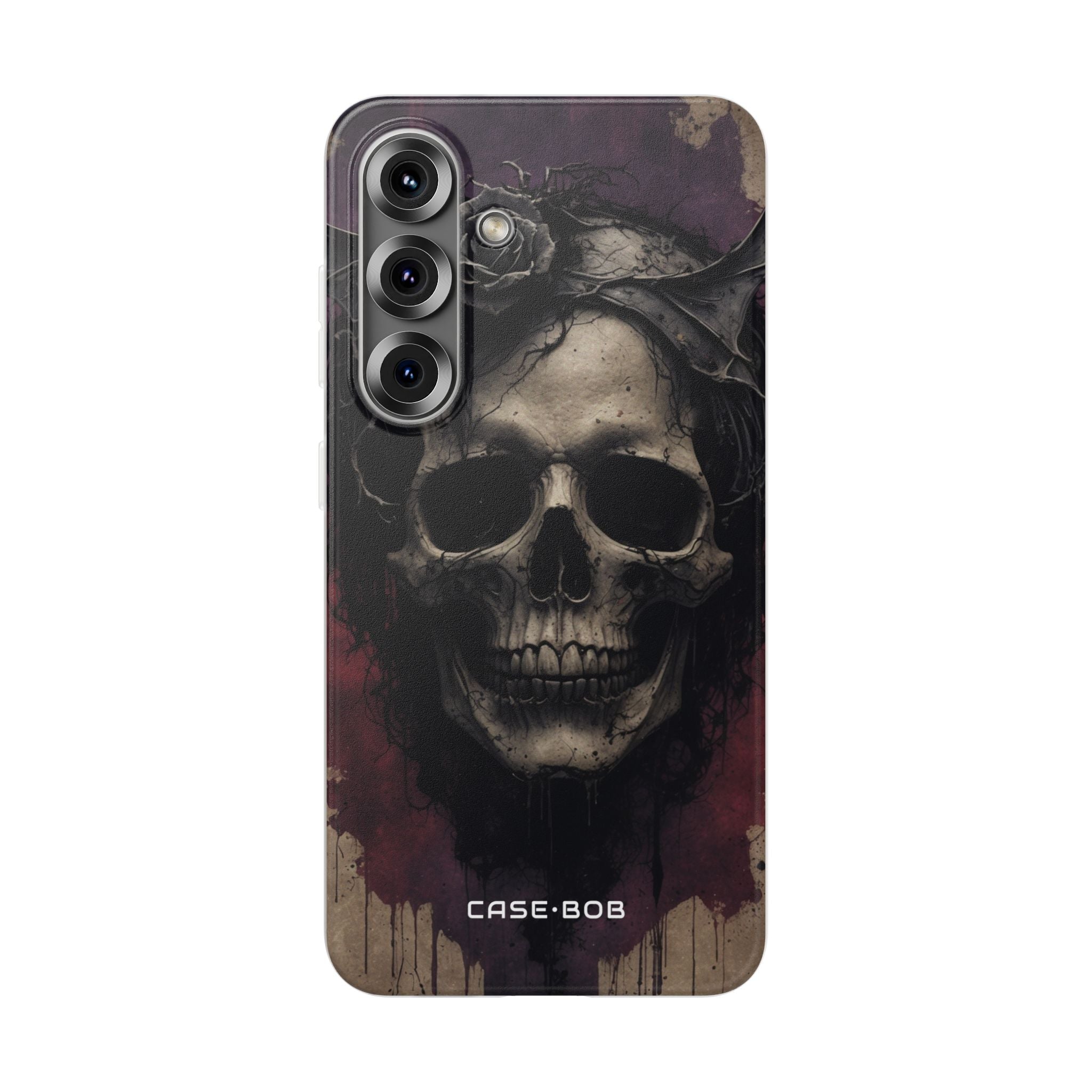 Gothic Skull Crown Samsung S25 Case - Soft