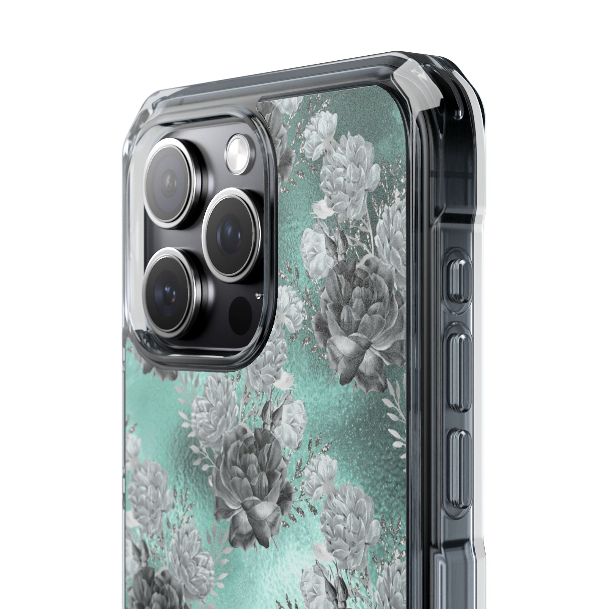 Frost Mint Floral · Impact Magsafe