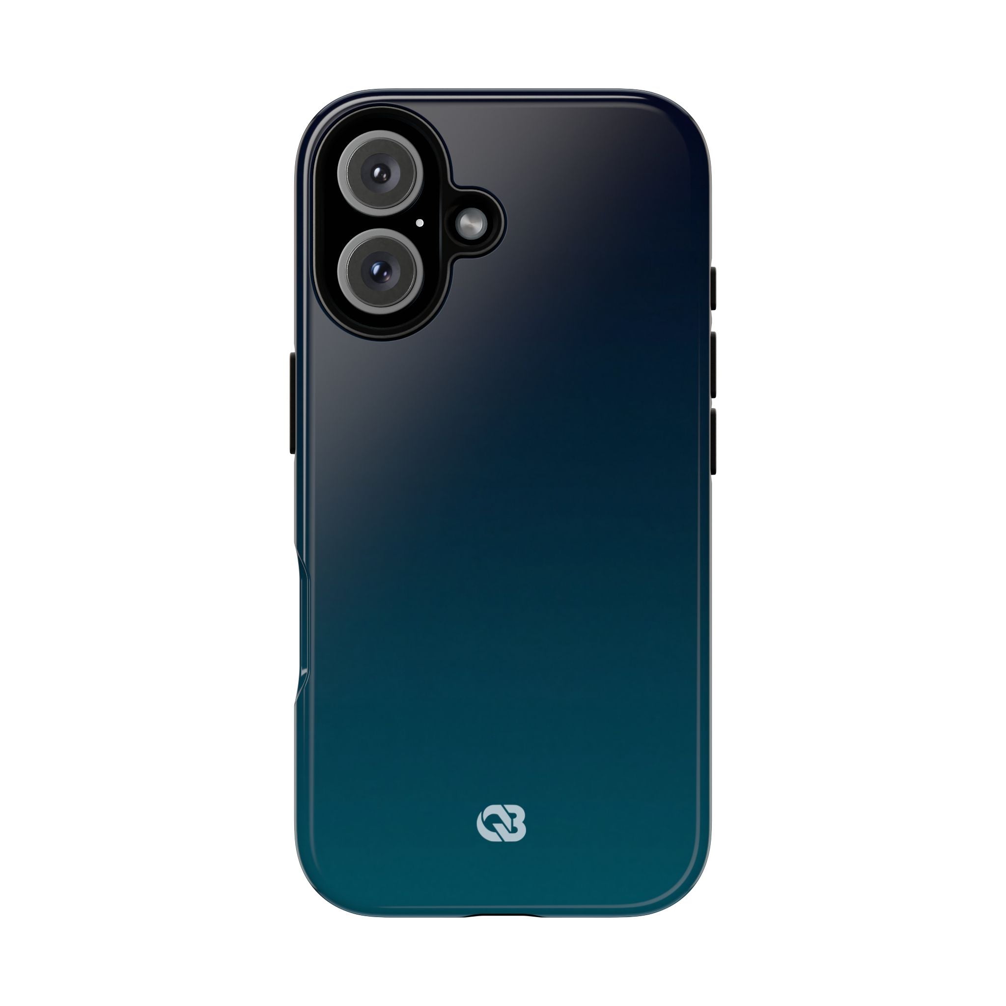 Teal Tough Phone Case for iPhone - Abyss Teal Haze