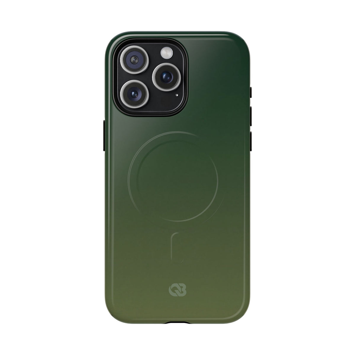 Green Tough 2.0 Magsafe Phone Case for iPhone - Shadow Moss Grain