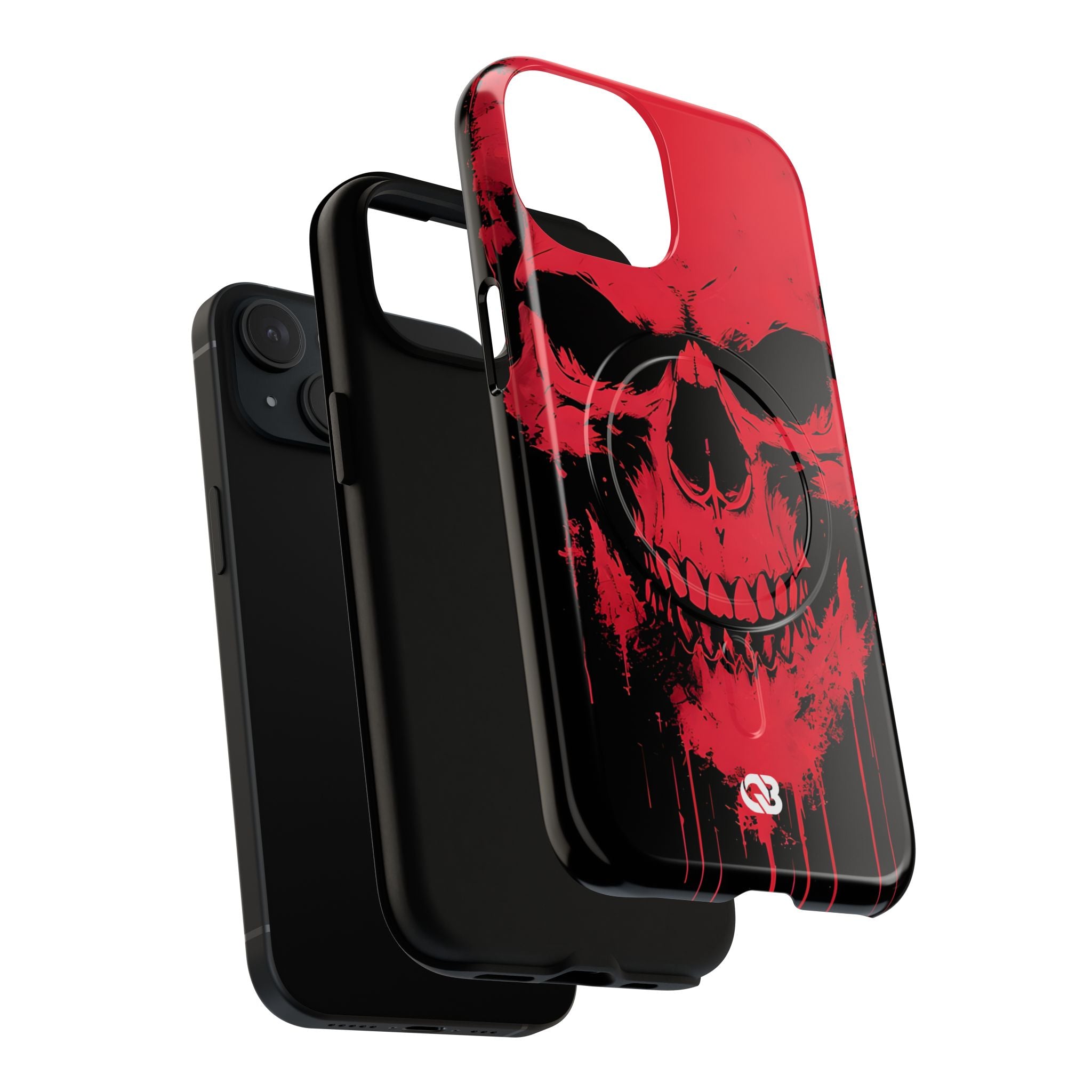 Crimson Street Skull · Tough+ Magsafe