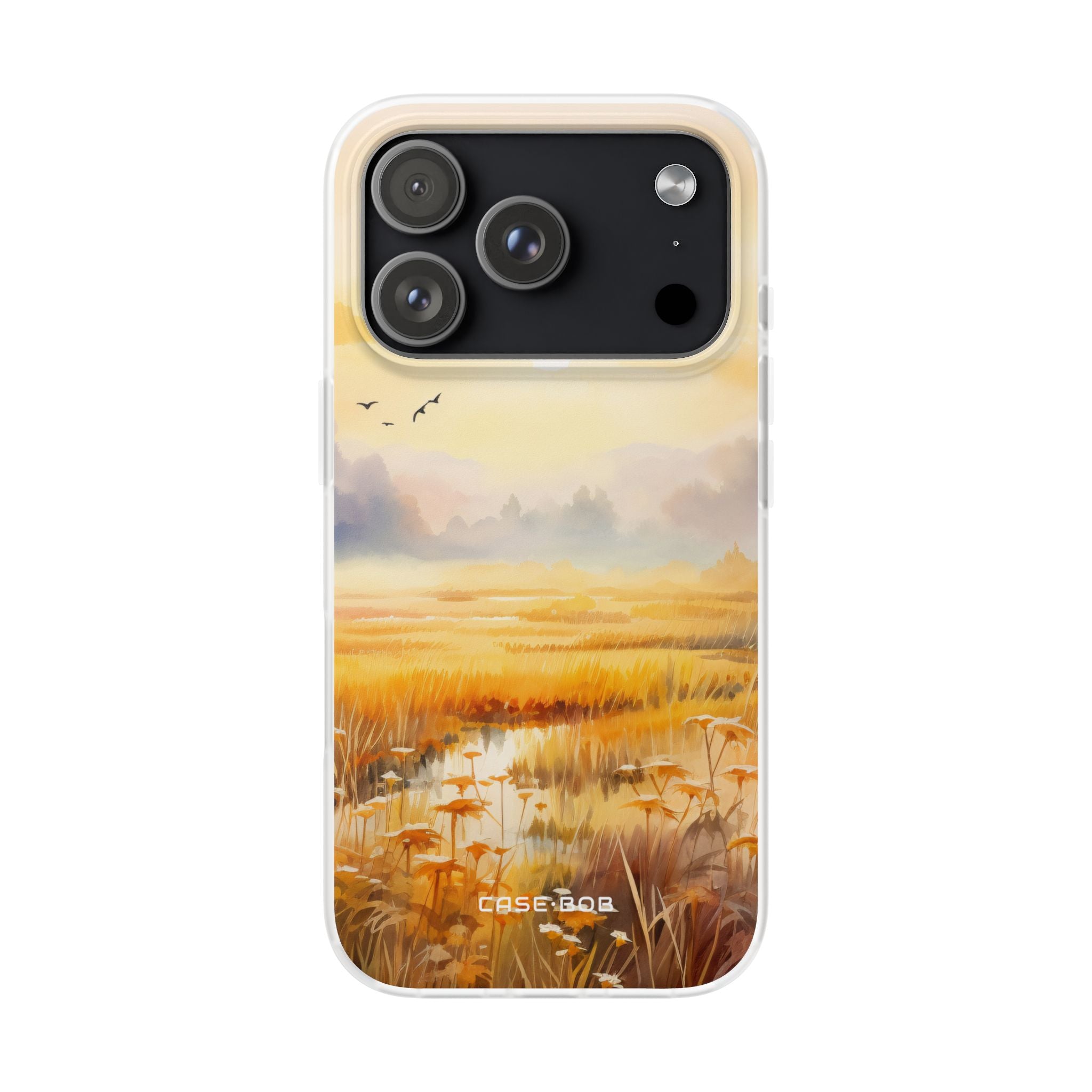 Glowing Sunrise iPhone 17 Pro Case - Soft - CASE•BOB