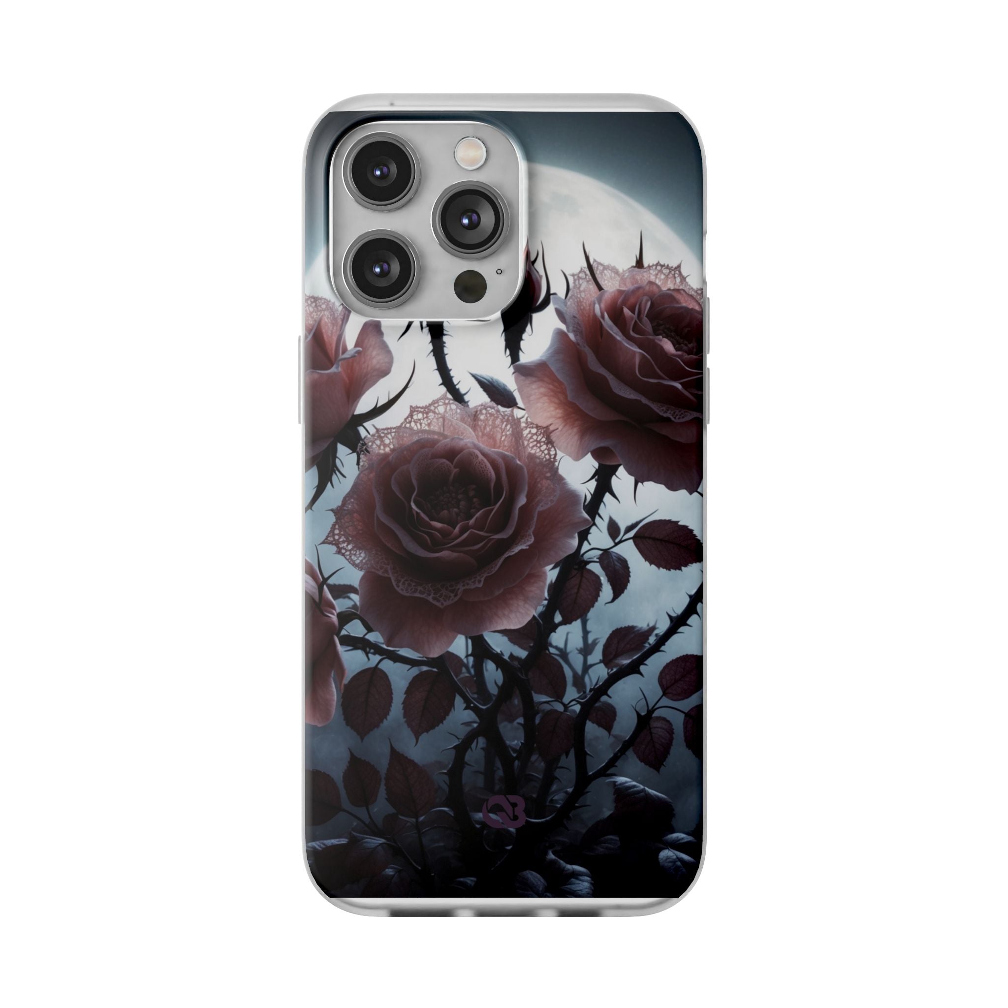 Lunar Lace Petals · Soft Coque de téléphone pour iPhone