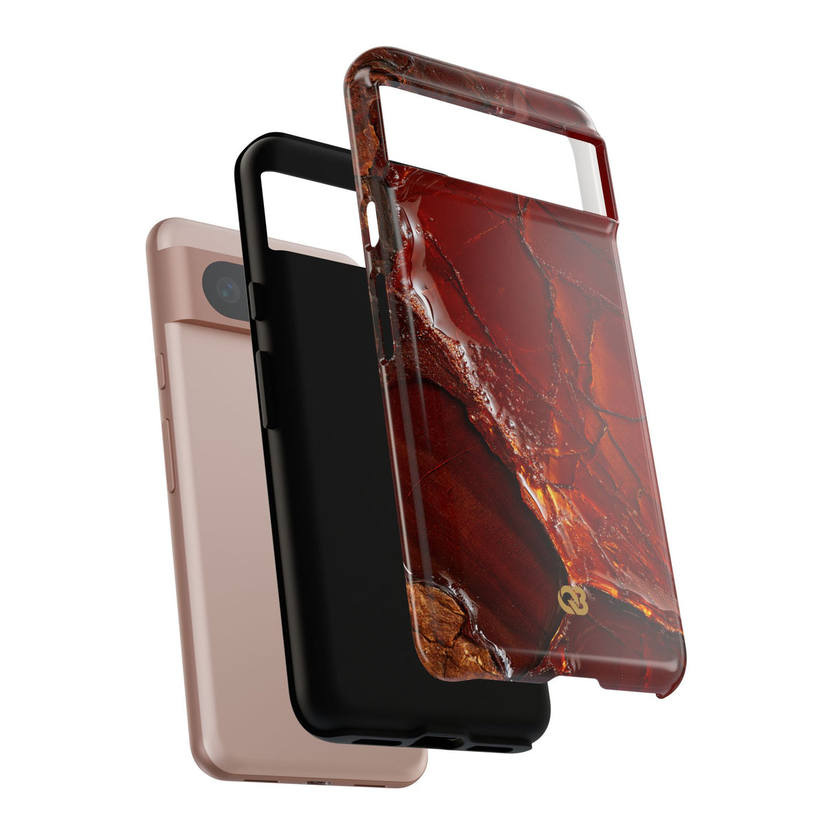 Amber Embrace · Tough Phone Case for Pixel · Brown