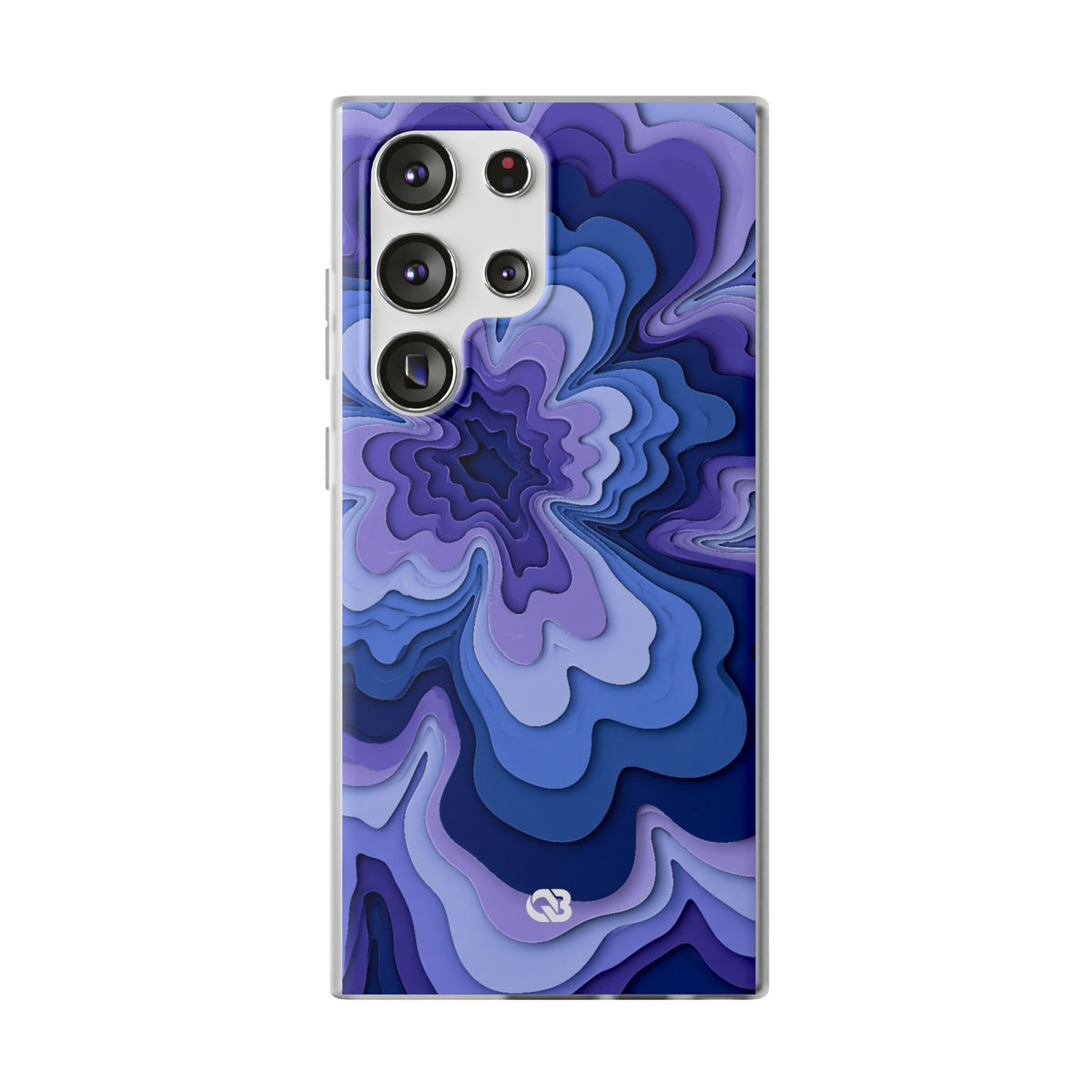 Periwinkle Strata Bloom · Lite Phone Case for Samsung · Purple