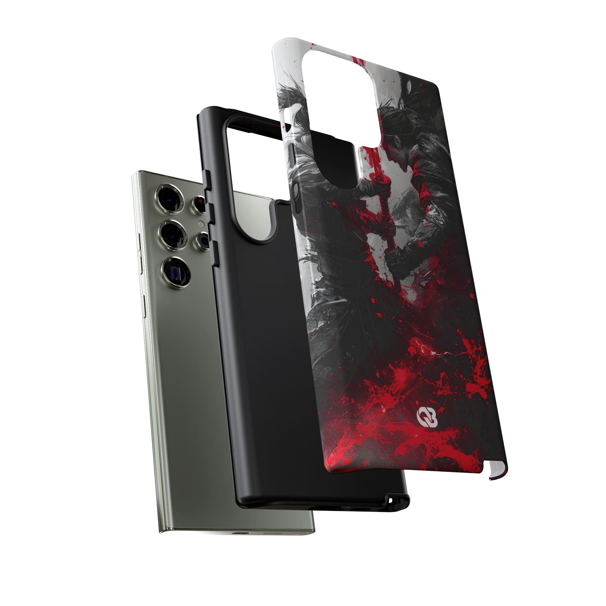 Shattered Crimson Duel · Tough Phone Case for Samsung