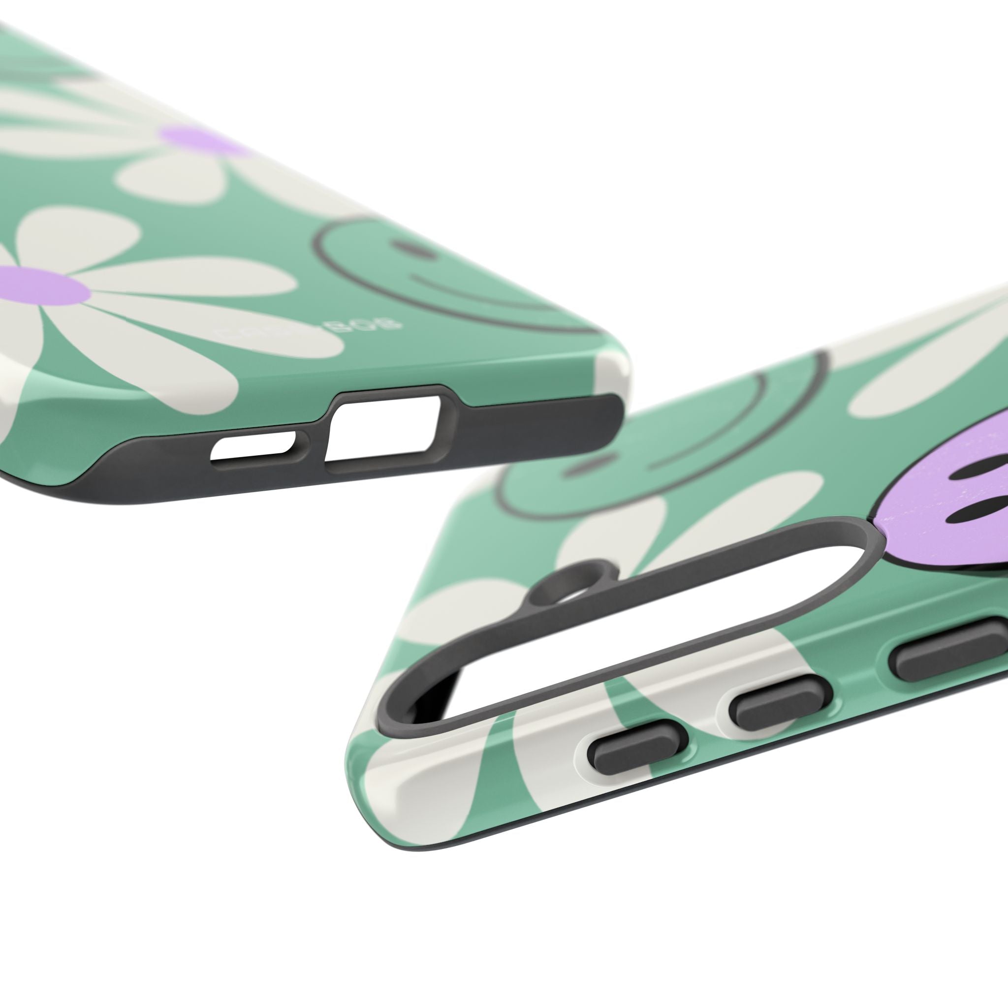 Smiley Daisy Glow Samsung S25 Plus Cover - Tough