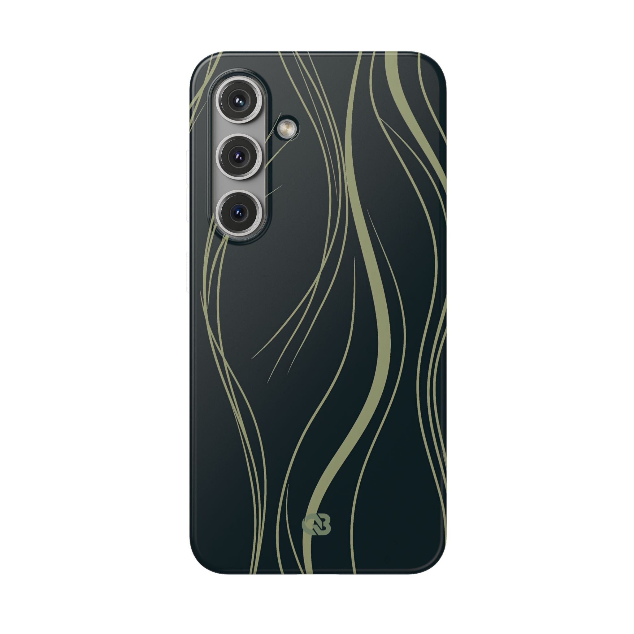 Green Lite Phone Case for Samsung - Obsidian Sage Flow
