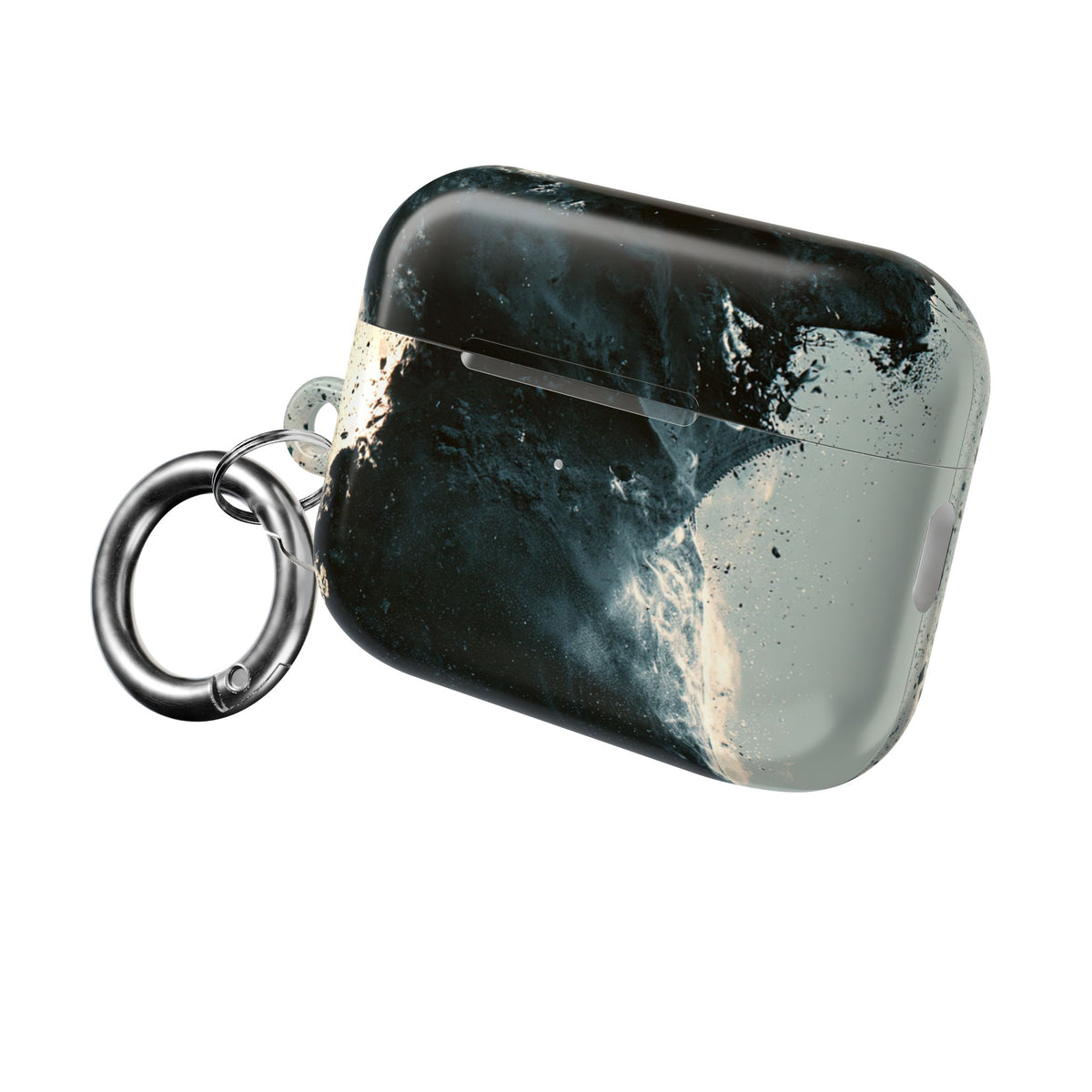 Ashen Dissolution · Hard Case for AirPods & AirPods Pro · Black