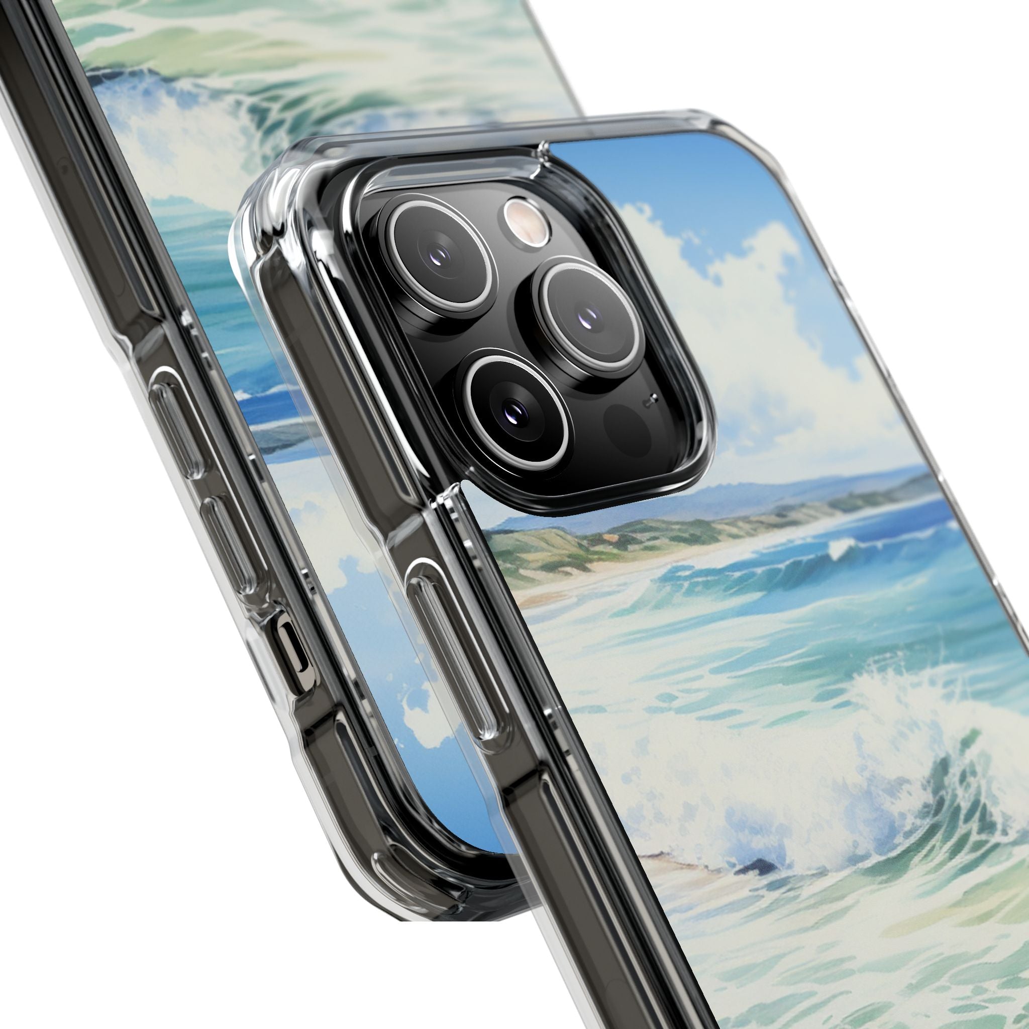 Foamy Wave Breeze iPhone 14 Pro Max Case - Impact