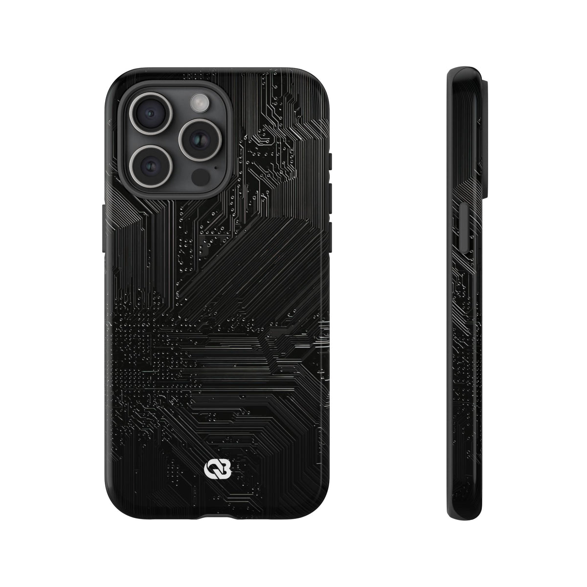 Obsidian Circuitry · Tough Phone Case for iPhone · Black