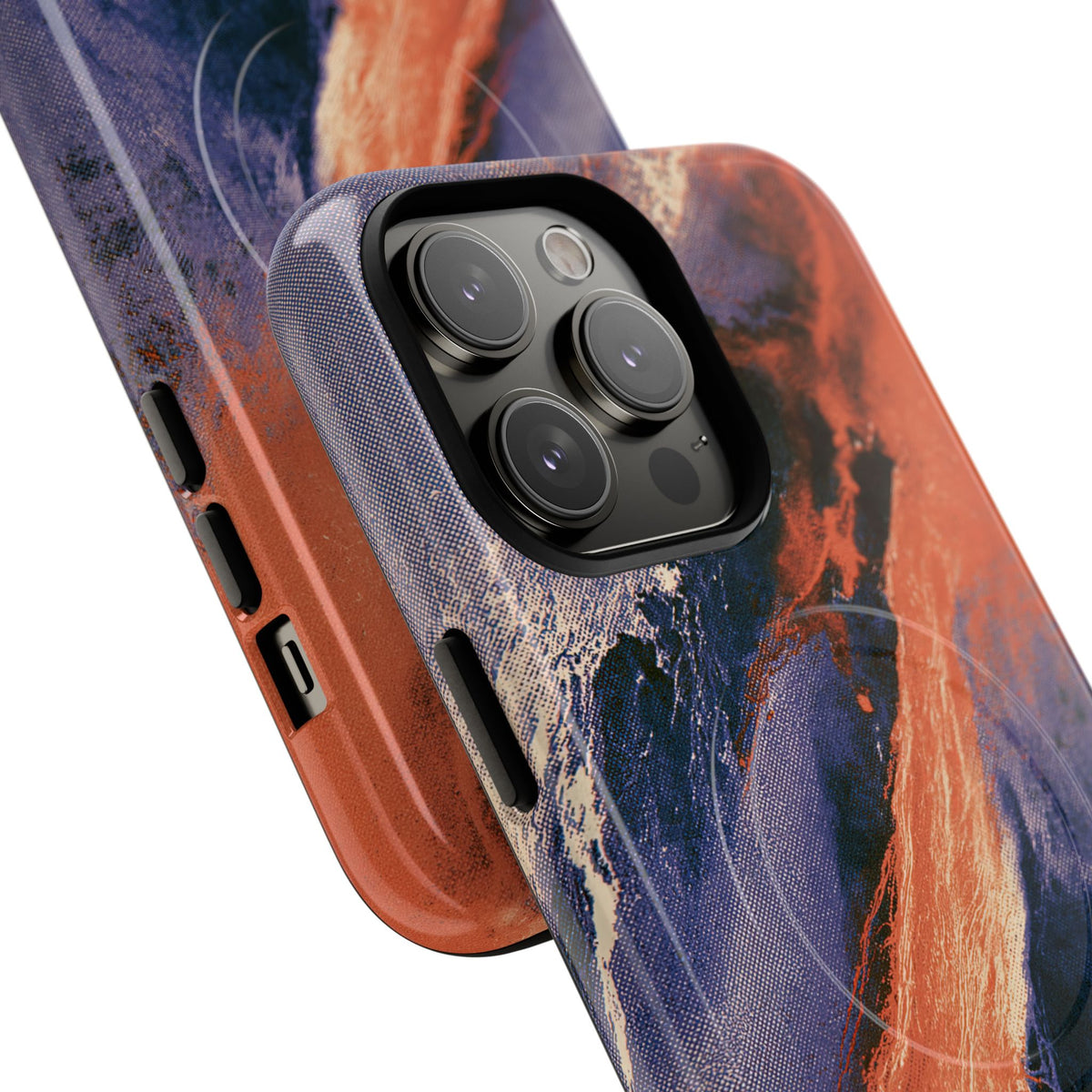 Solar Aura Drift · Tough 2.0 Magnetic Phone Case for iPhone · Orange