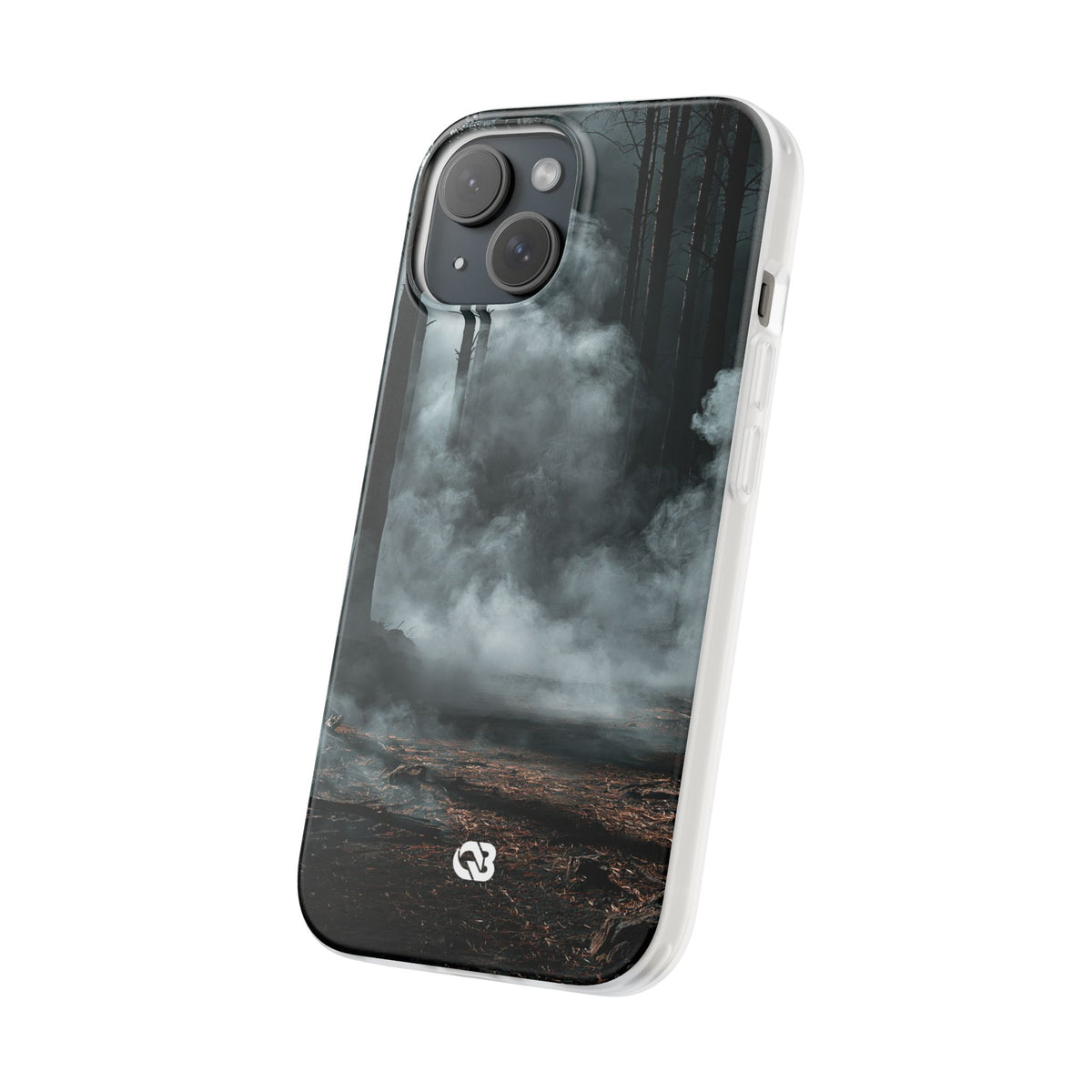 Shadowed Pine Mist · Lite Phone Case for iPhone · Black