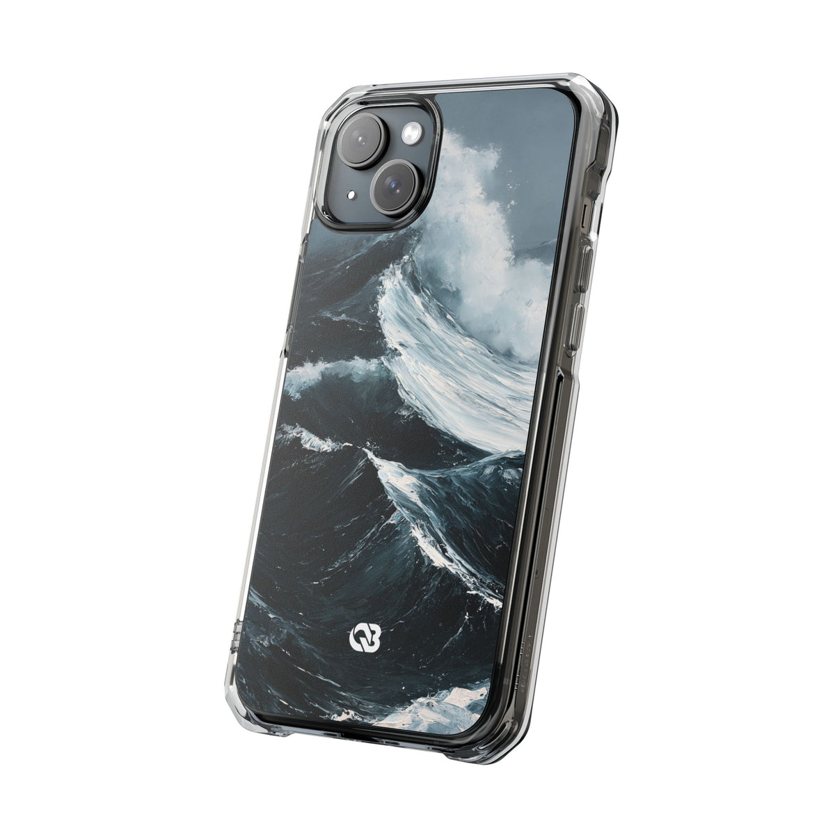 Nordic Swell · Clear Impact Magnetic Phone Case for iPhone · Blue