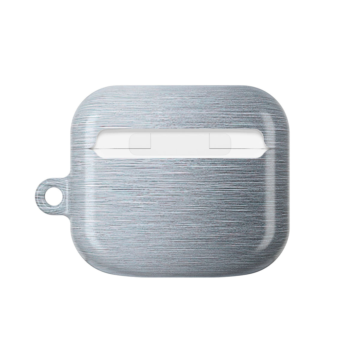 Brushed Aluminum · Hard Case for AirPods & AirPods Pro · Silver