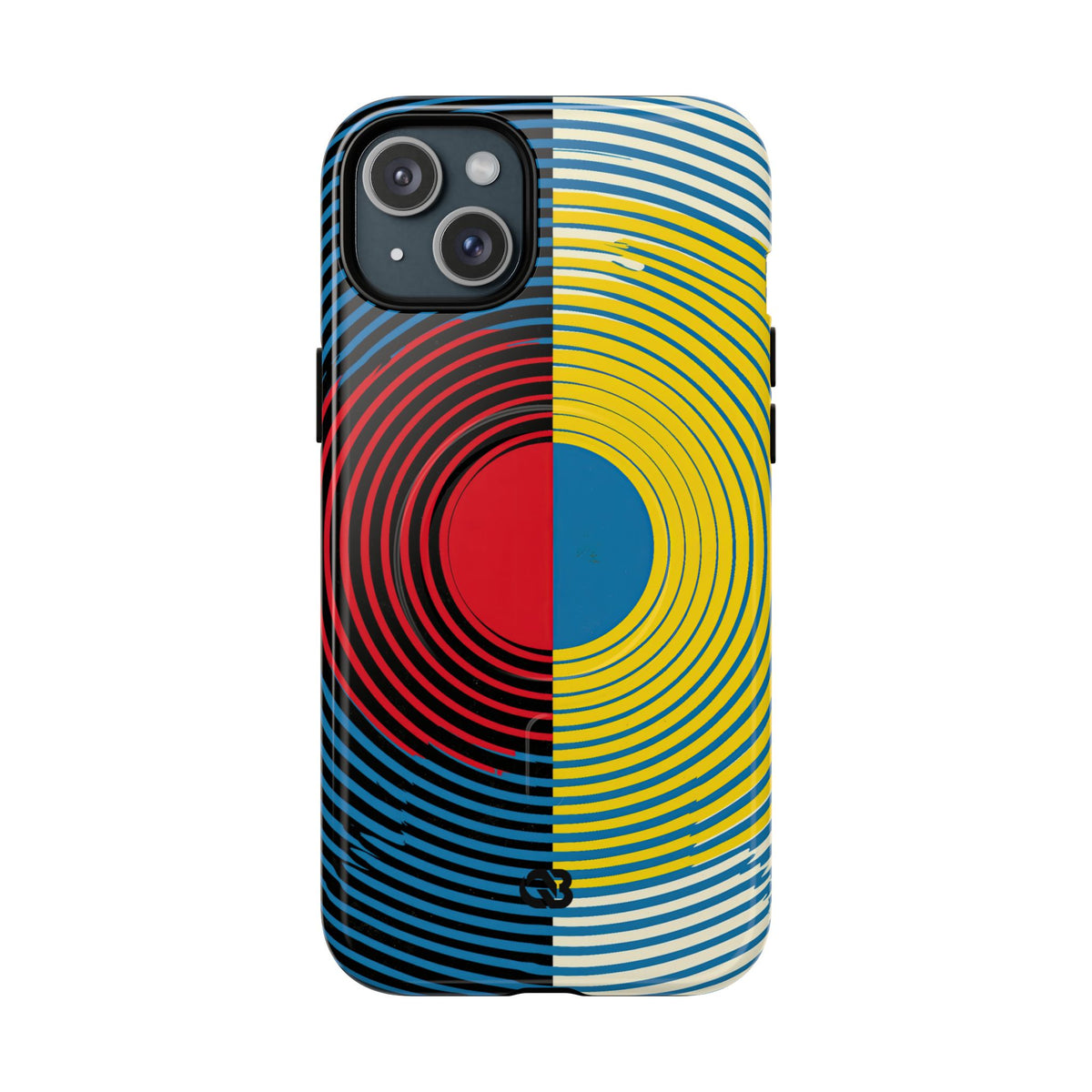 Blue Tough 2.0 Magsafe Phone Case for iPhone - Primary Circuit Orbit