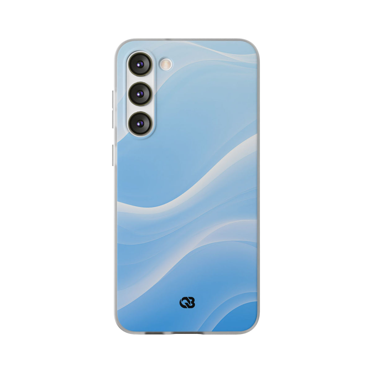 Blue Lite Phone Case for Samsung - Glacial Blue Silk
