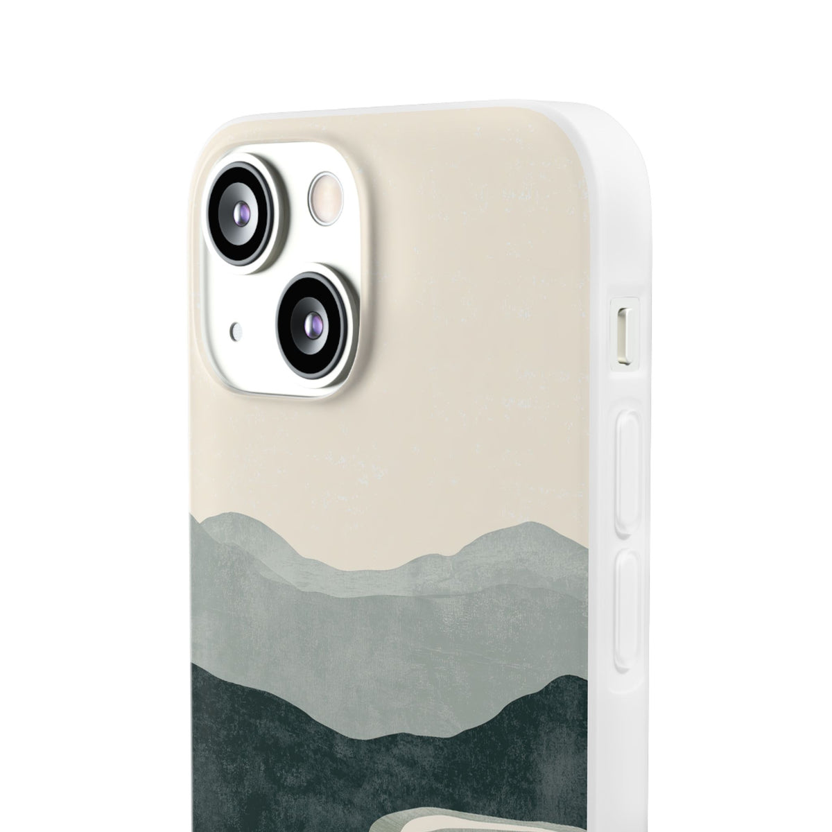 Muted Valley Vista · Lite Phone Case for iPhone · Green