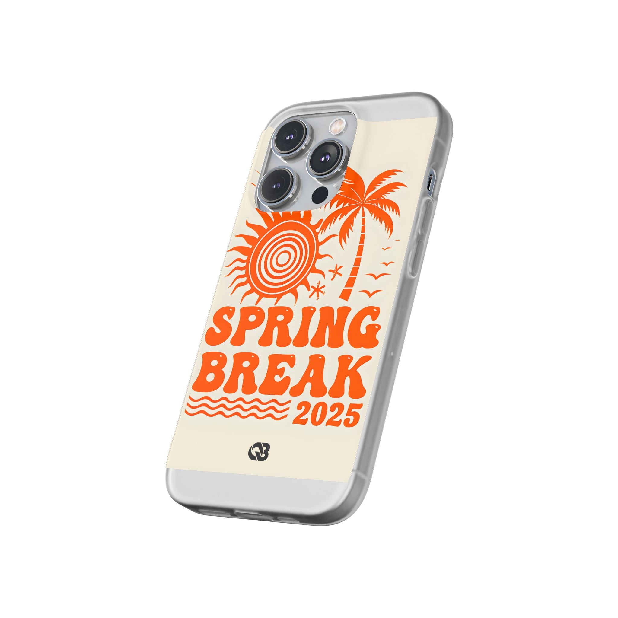 Retro Orange Tide · Soft Hoesje voor iPhone