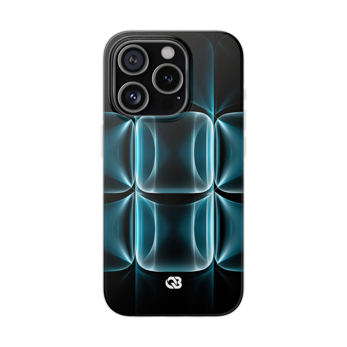 Cyan Core Matrix · Lite Phone Case for iPhone · Blue